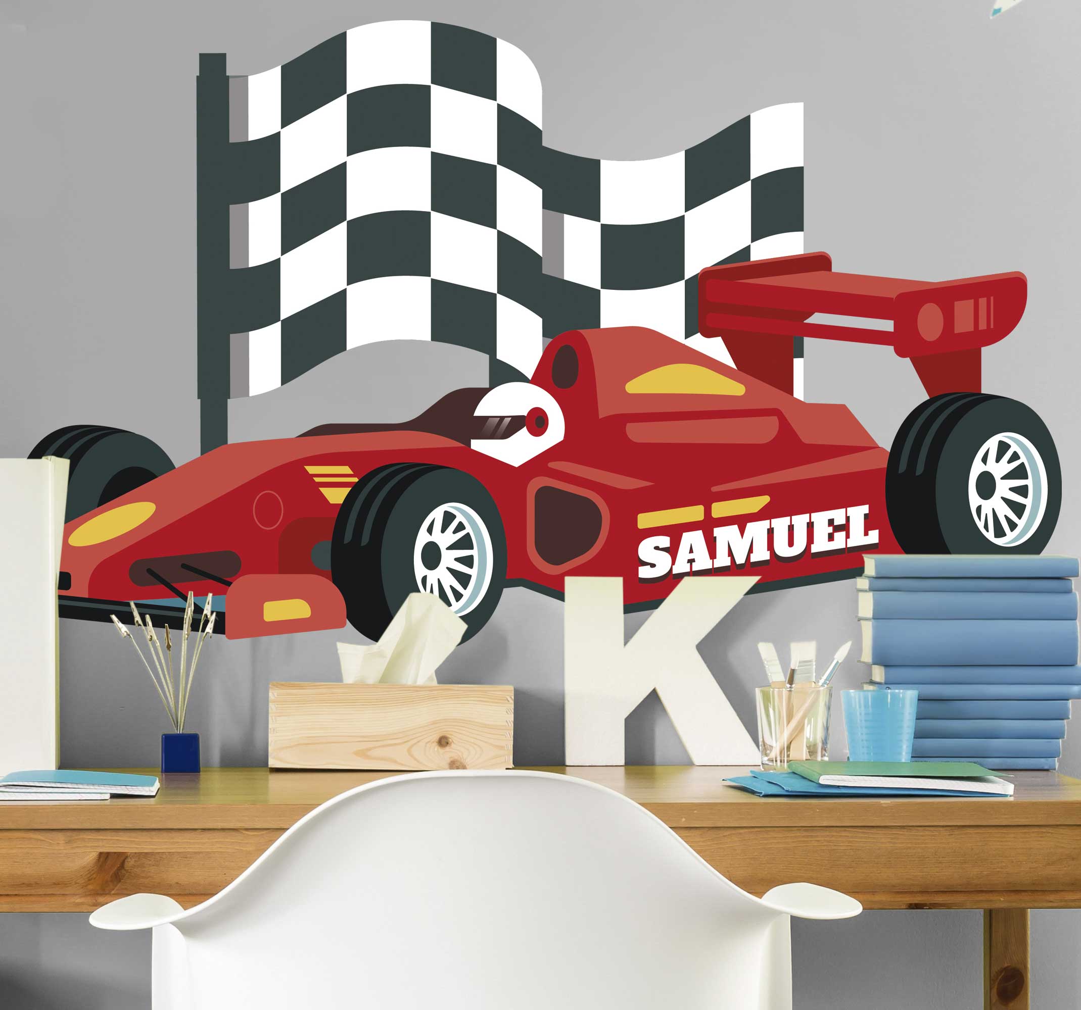 Tenstickers Muurdecoratie stickers 24 uur van de Le Mans