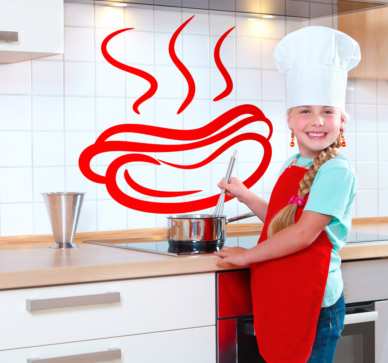 Sticker decorativo hot dog silhouette
