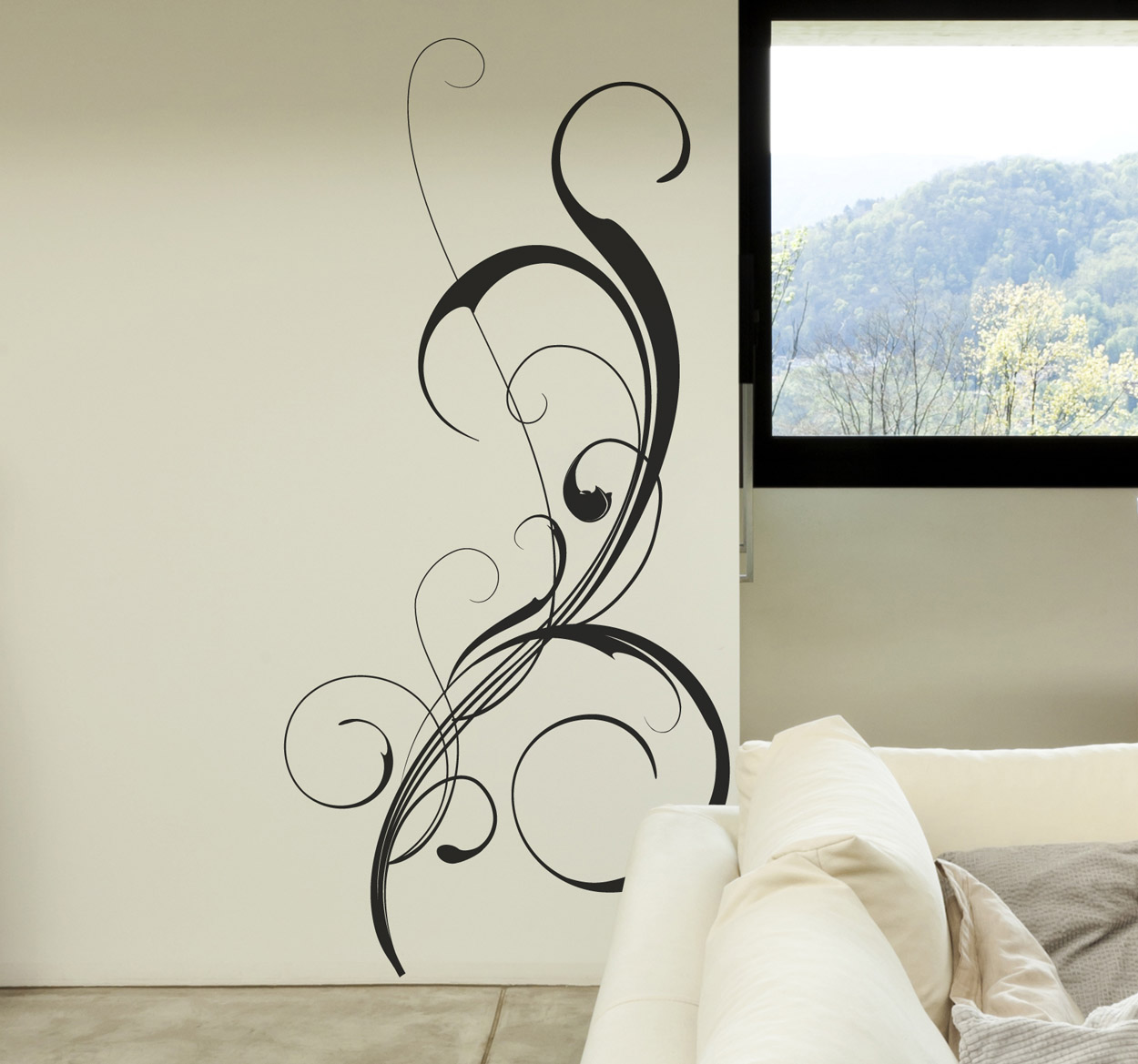 Sticker decorativo linea eleganza 1
