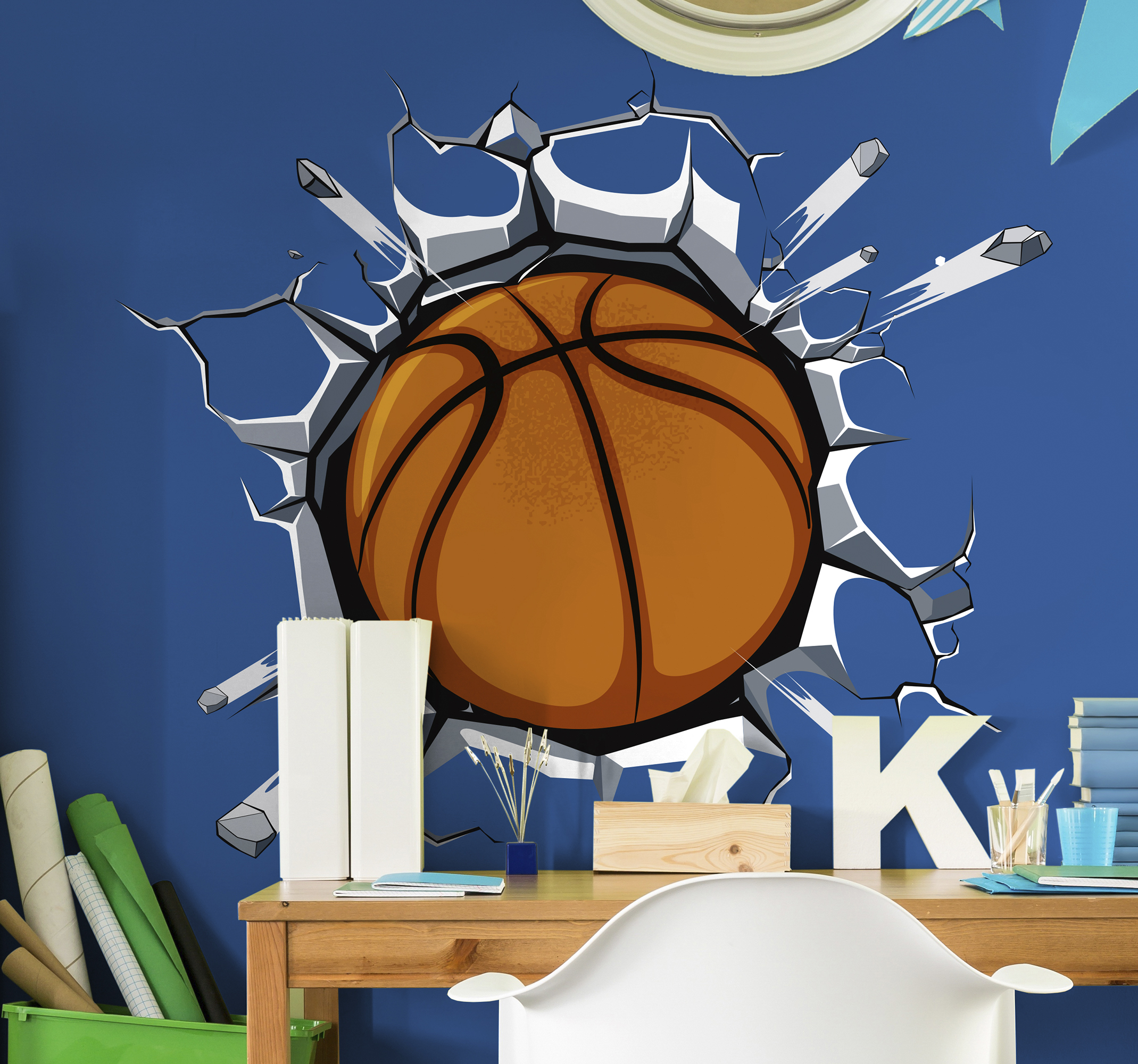Basketball-aufkleber der wand