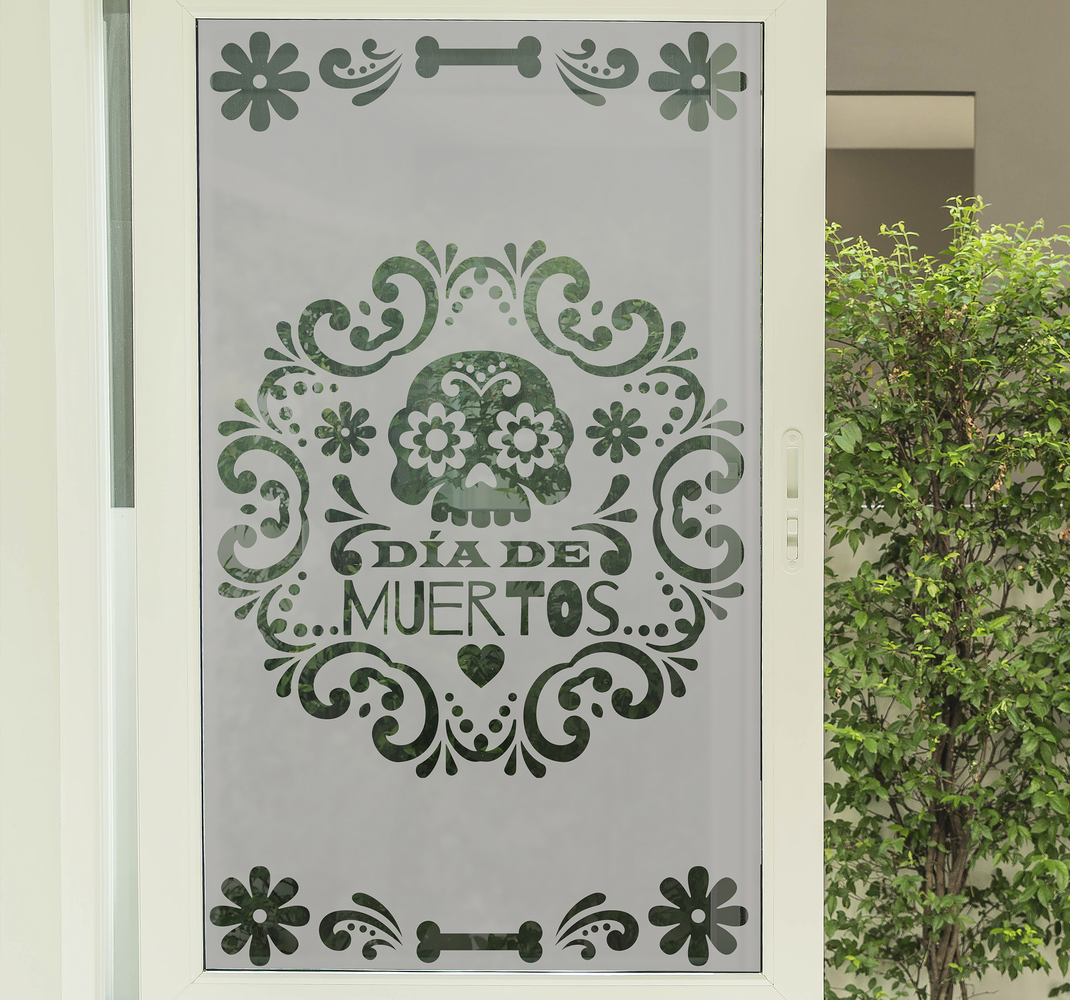 Adesivo per vetri dìa de muertos