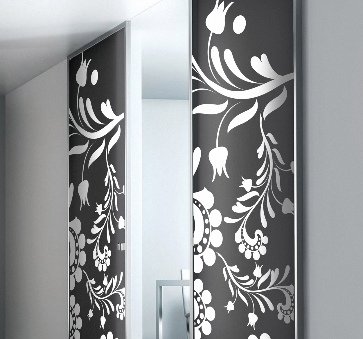 Deurstickers bloemen