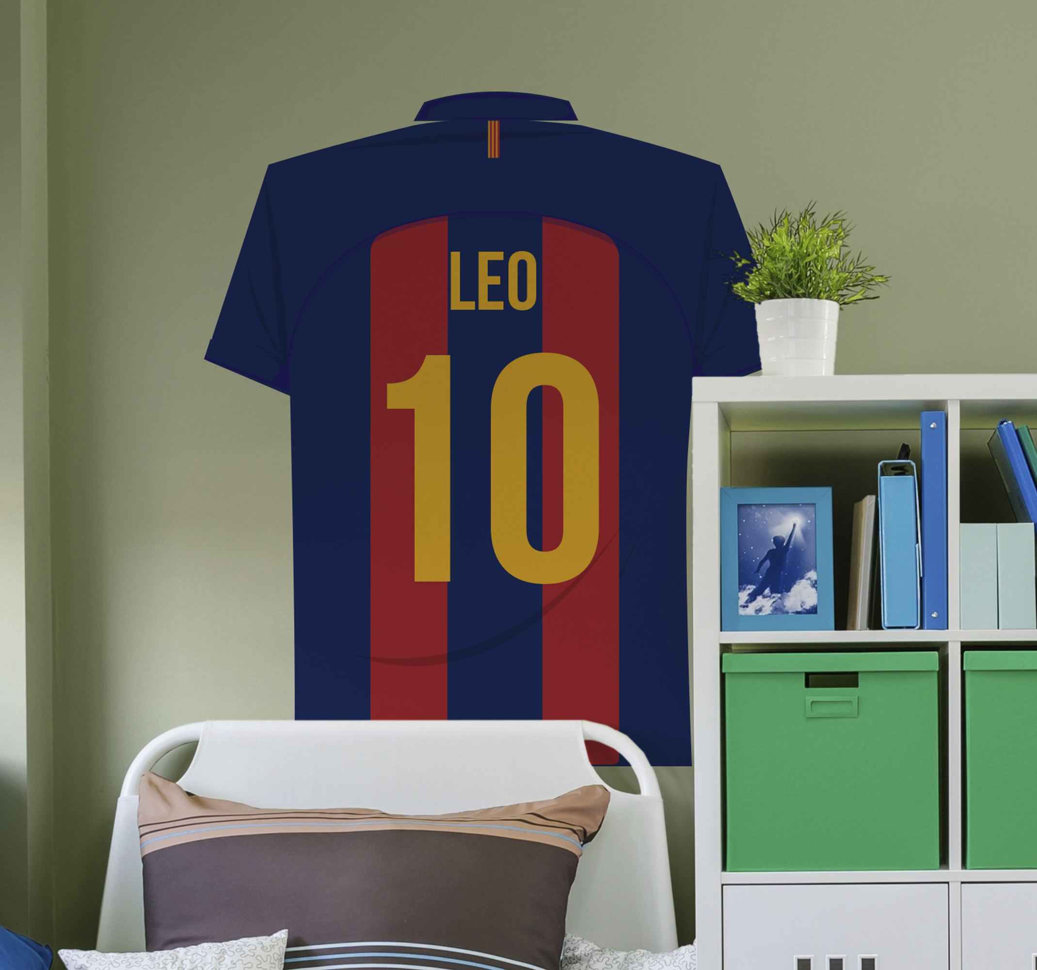 Wandsticker Fußball Messi Fußball