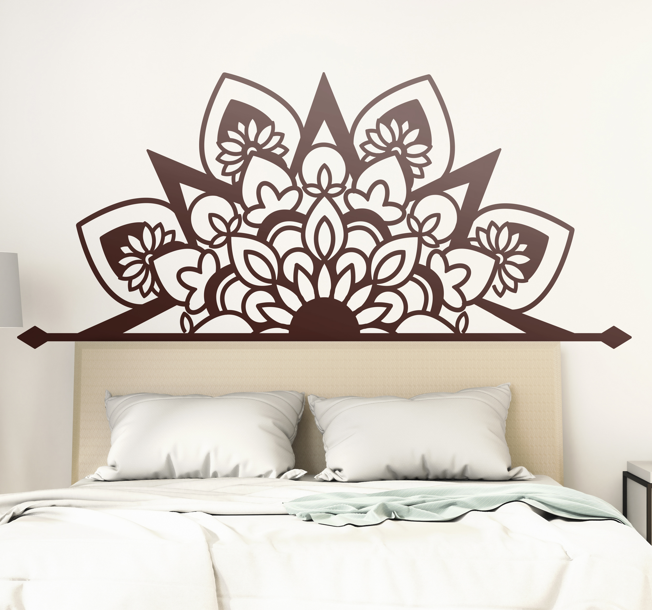 Tenstickers Stickers bloemenpatroon Mooie mandala bloeit stijl