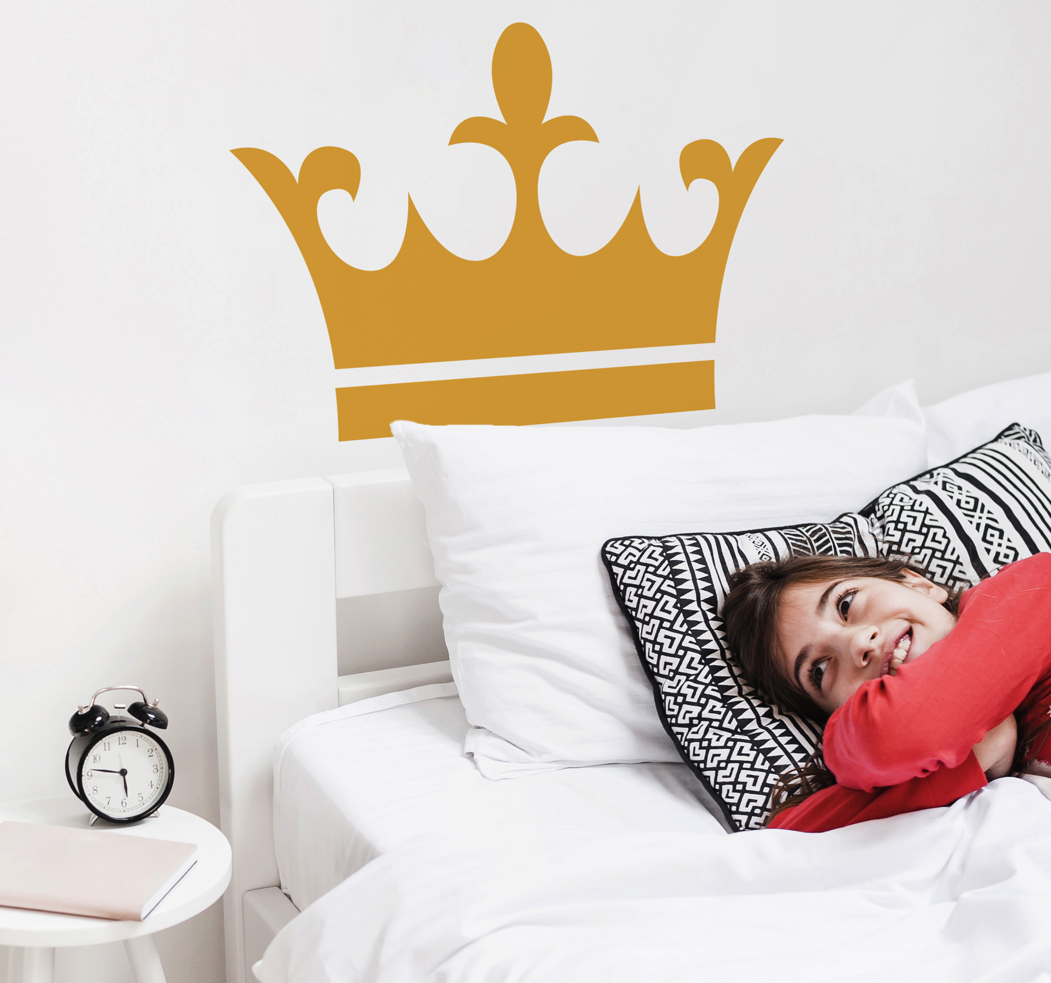 Tenstickers Sticker kroon koningin