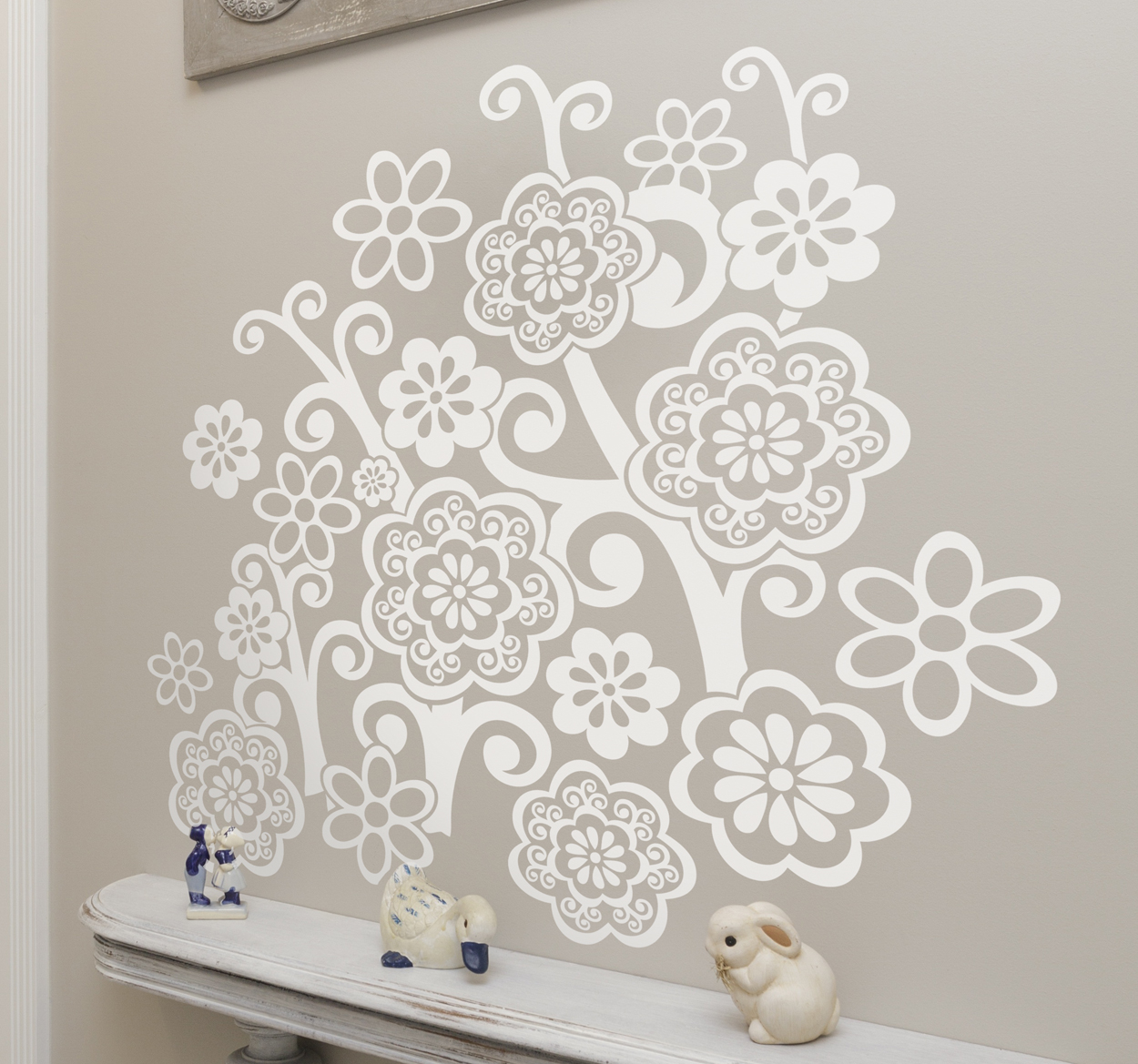 Tenstickers Bloemen perk sticker