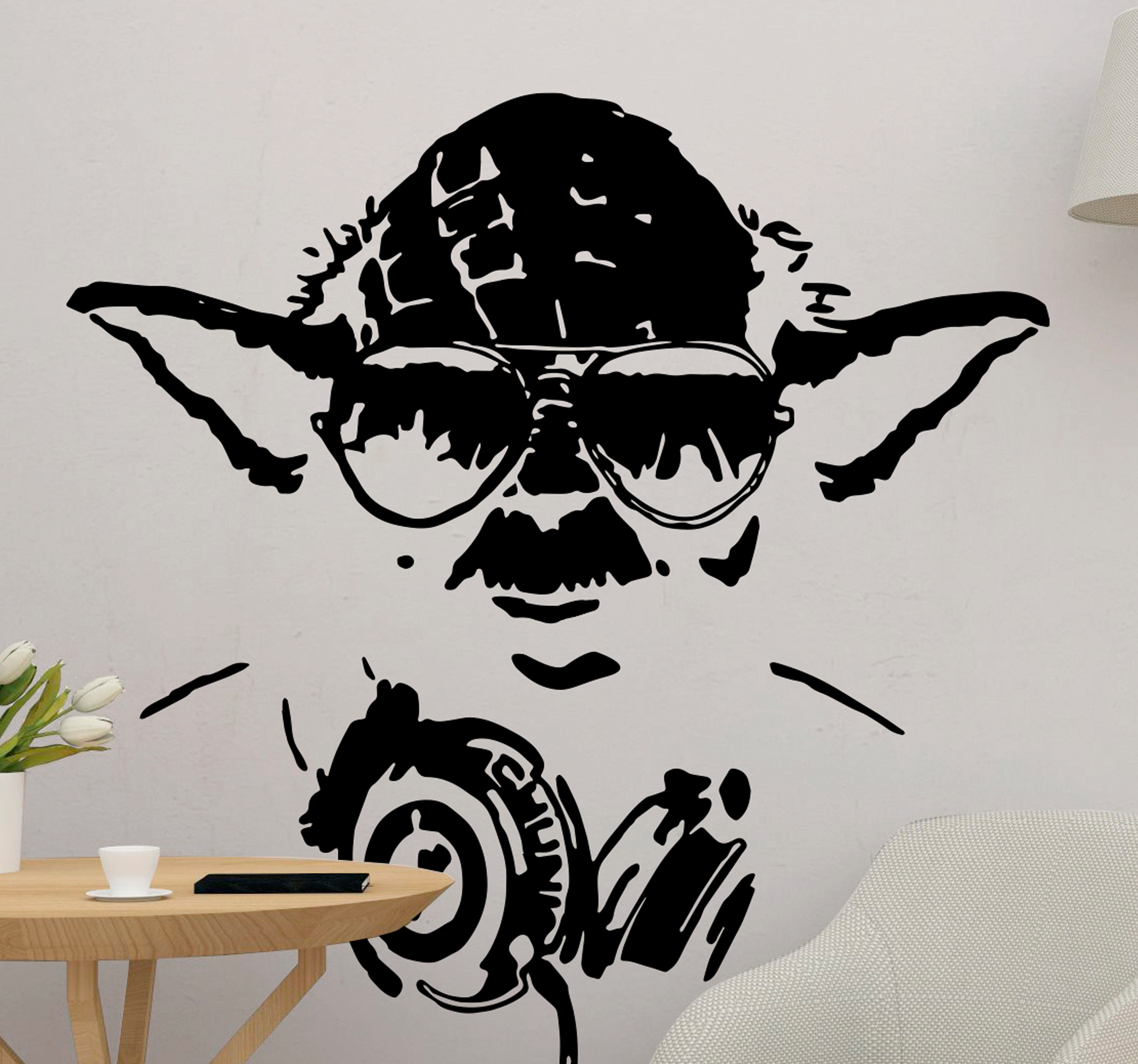 Tenstickers Stickers kunst Dj yoda banksy