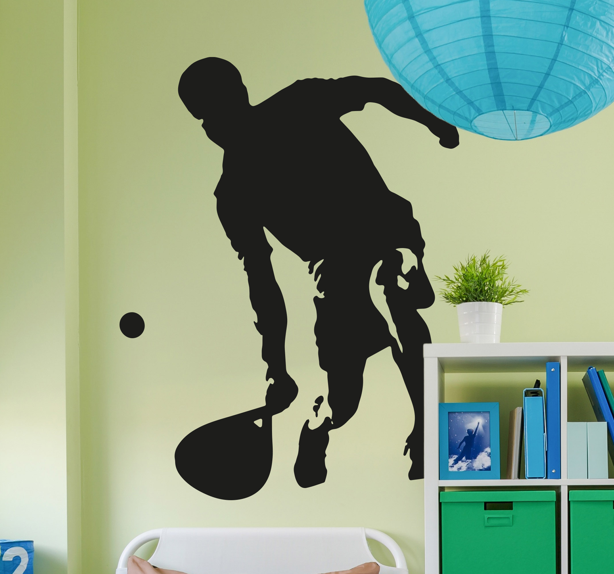 Tenstickers Stickers sport Padelspeler met racket