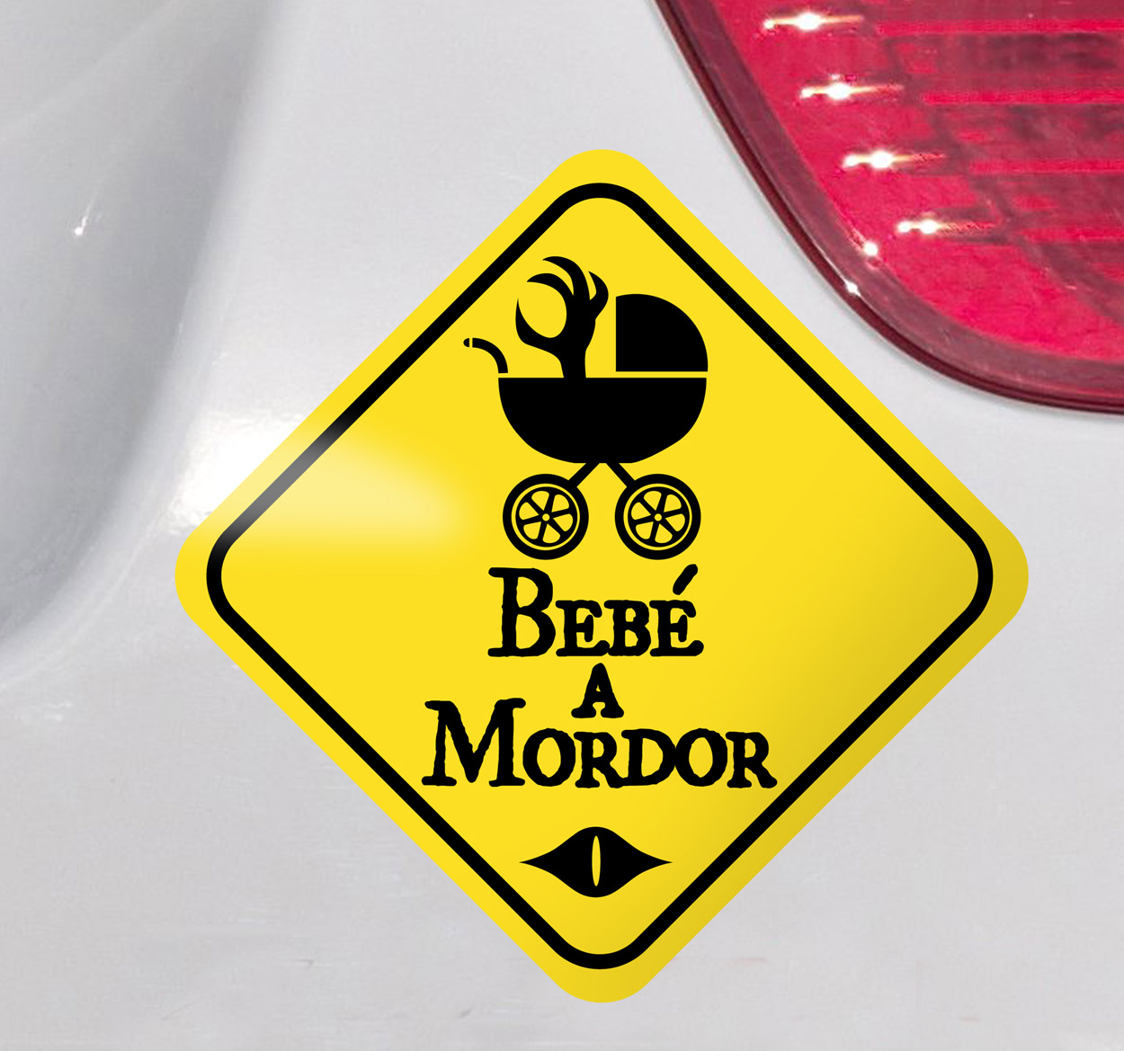 Adhesivo bebé a Mordor