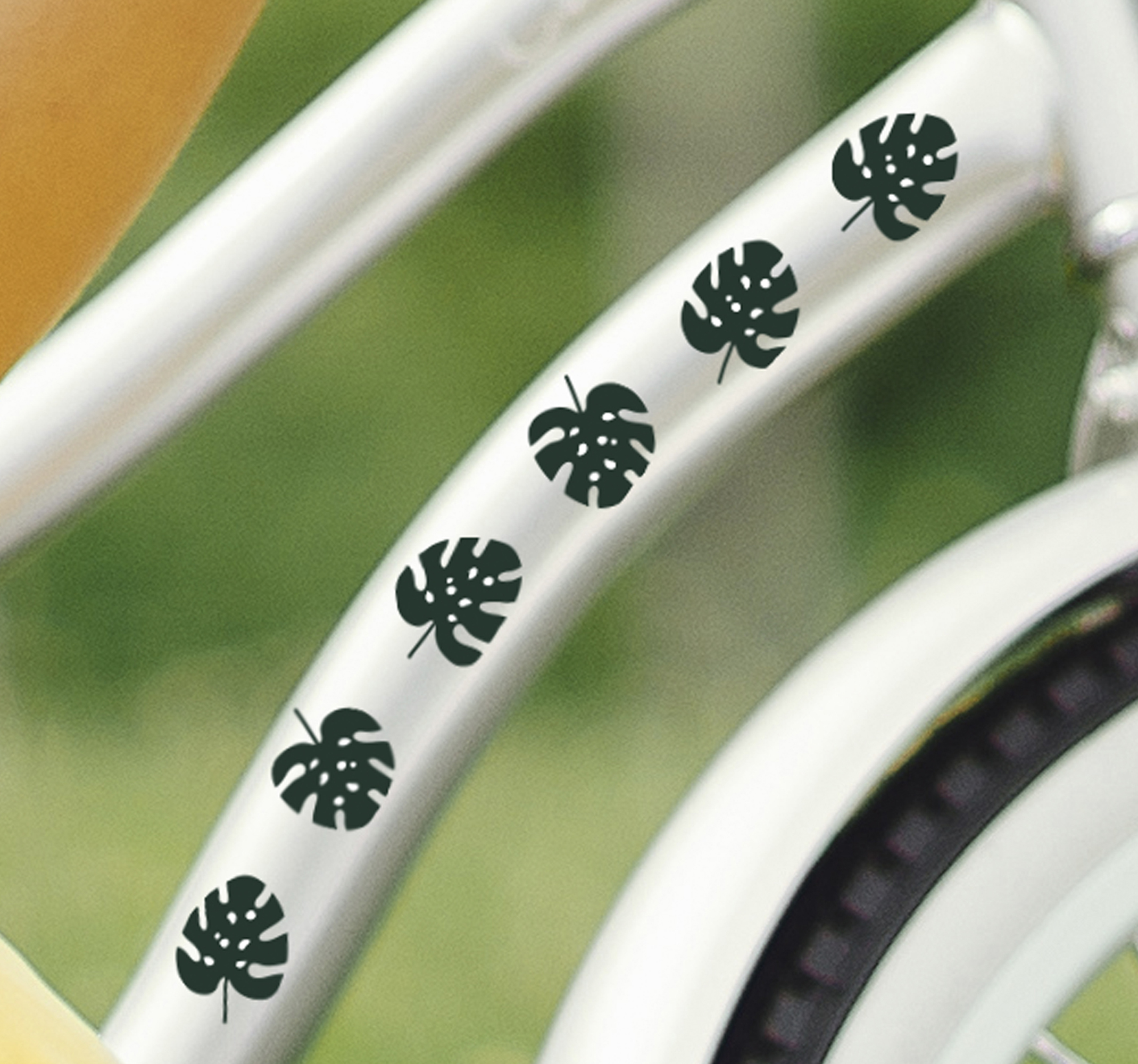 Kit adesivi per bici Monstera lascia