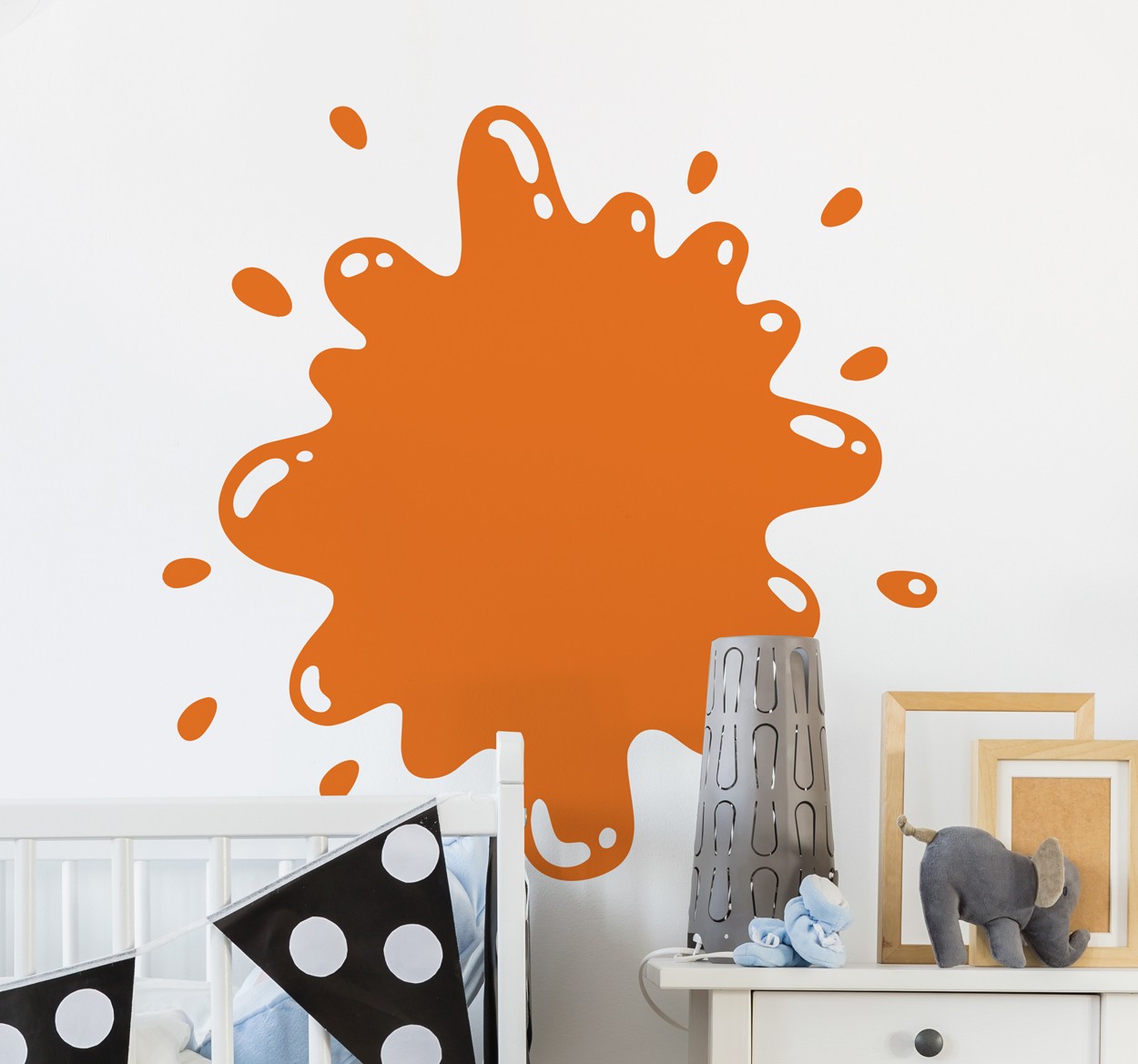 Tenstickers Decoratiesticker Verf Splash