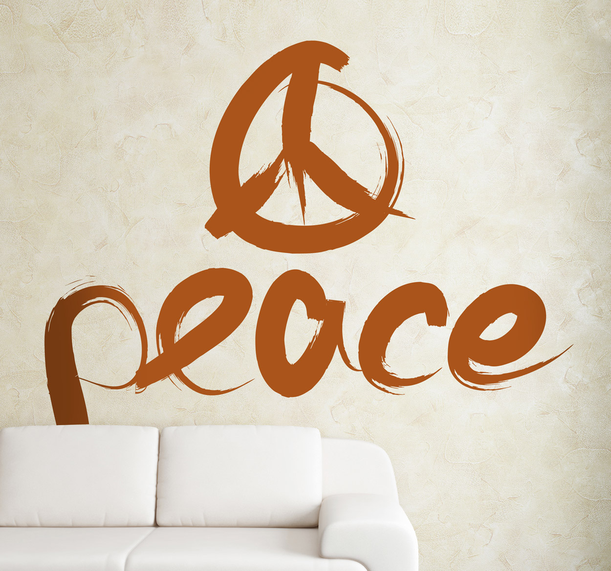 Tenstickers Sticker peace teken