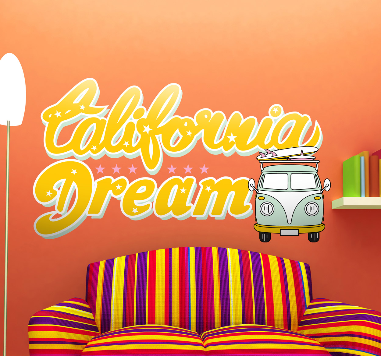 Tenstickers Sticker California Dream