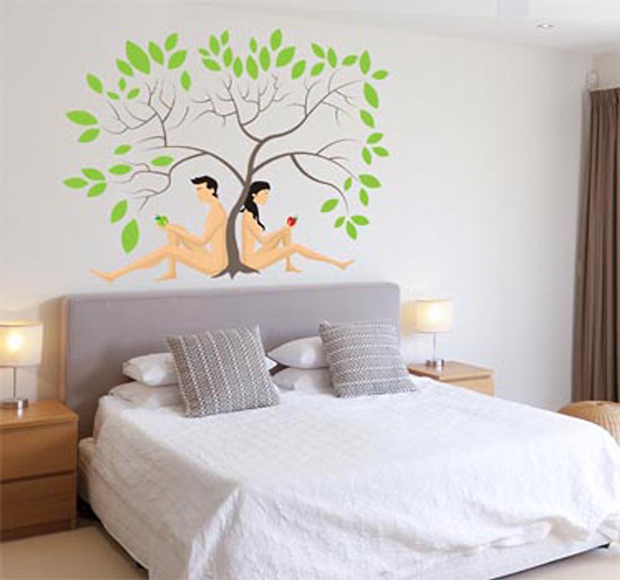 Sticker decorativo Adamo ed Eva