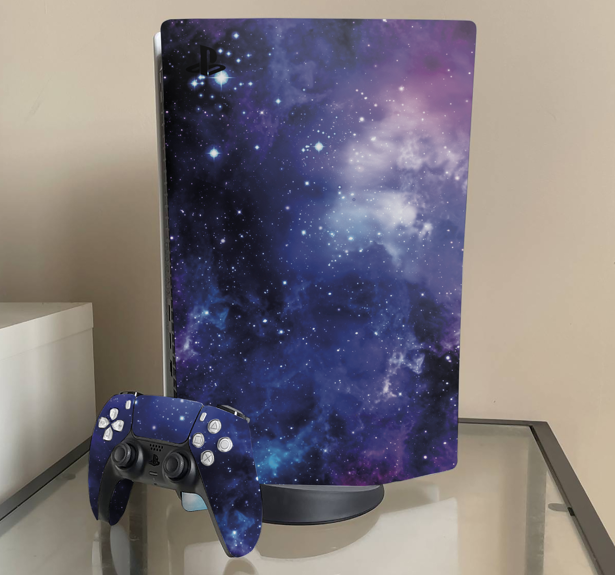 Skin PlayStation Galassia viola blu