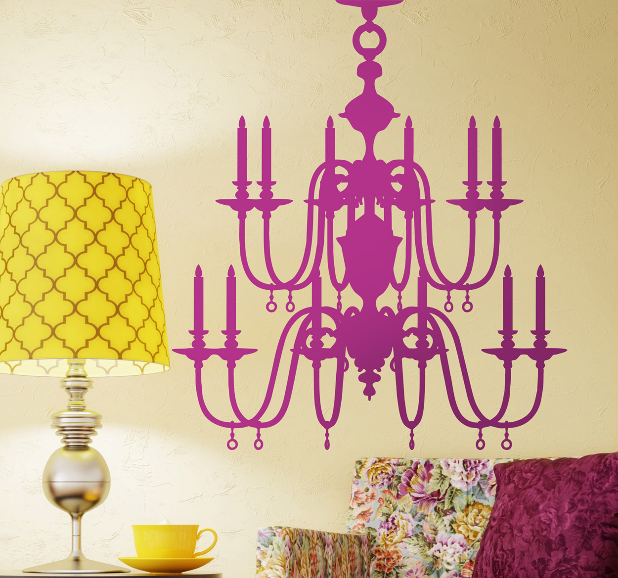 Tenstickers Elegante lamp sticker