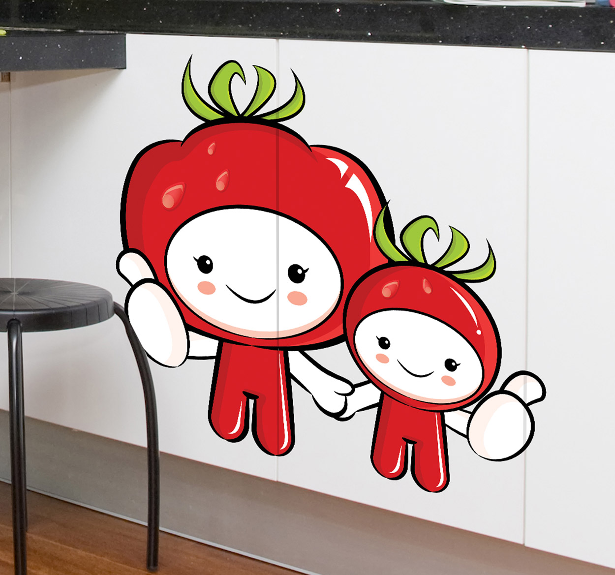 Sticker decorativo pomodorini