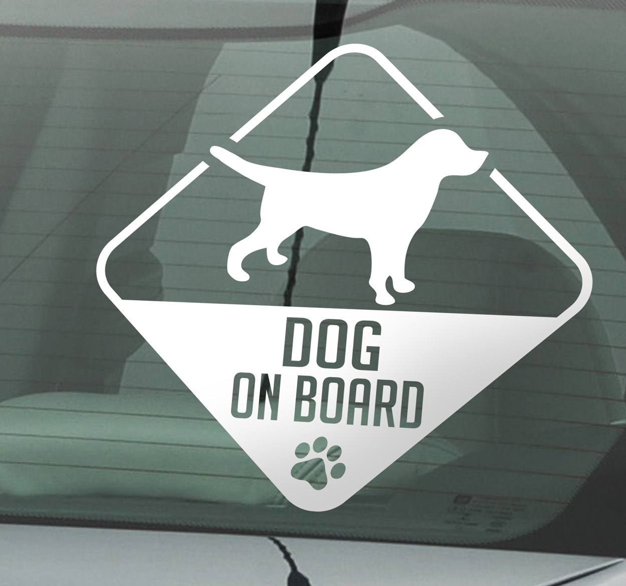 Adesivo per auto dog on board