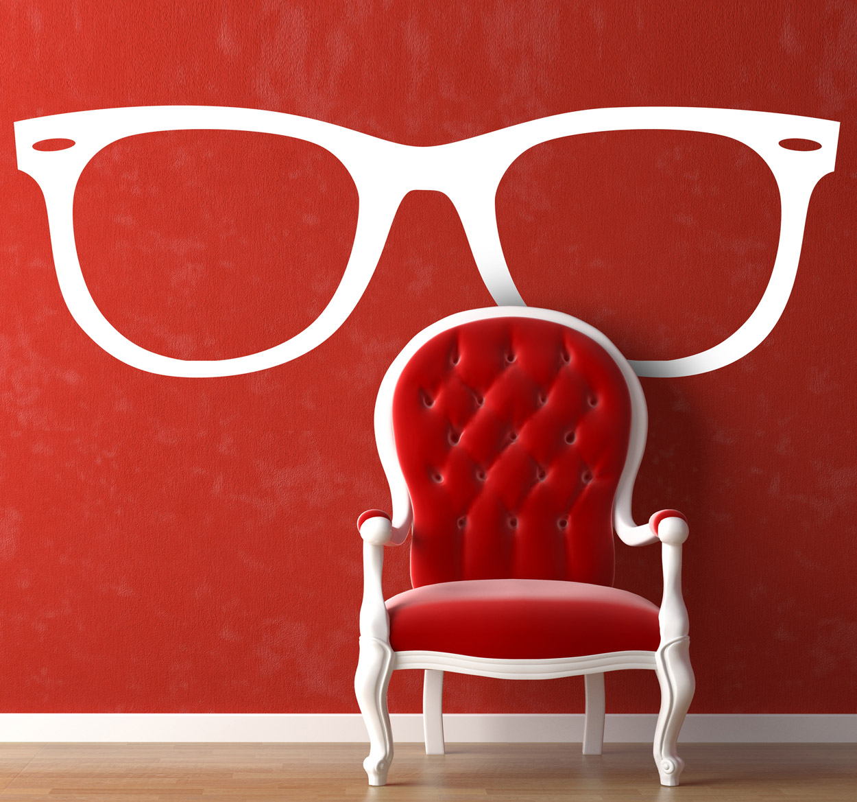Tenstickers Sticker bril RayBan