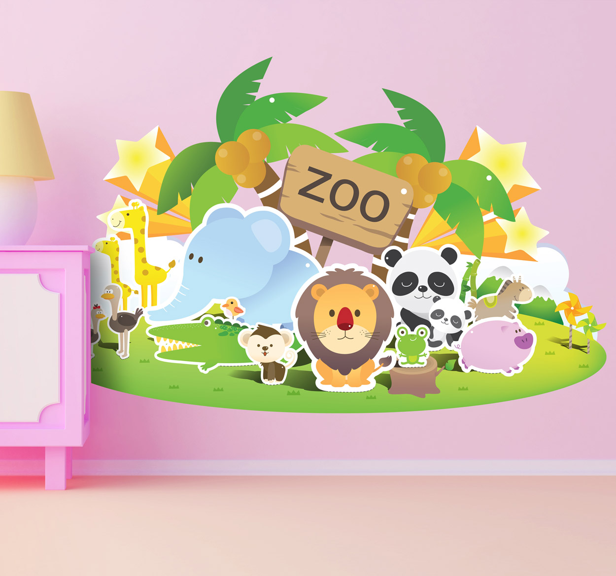 Tenstickers Sticker Dieren Zoo Dierentuin