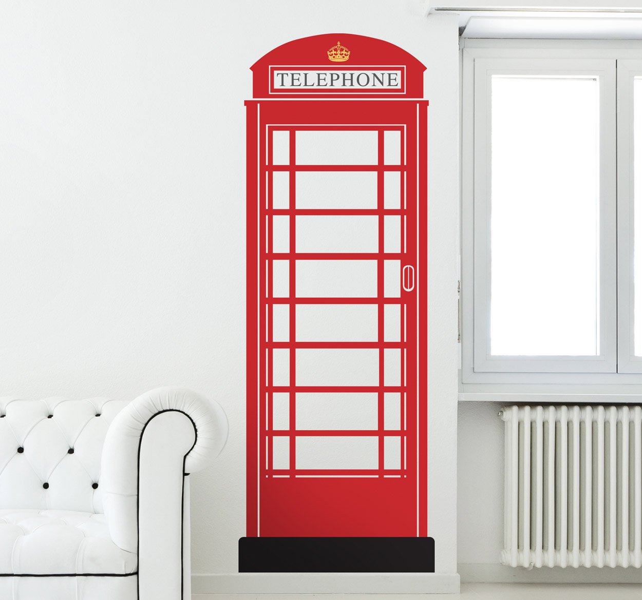 Adesivo decorativo cabina Londra