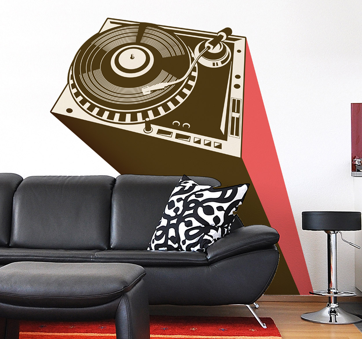 Sticker decorativo turntable DJ
