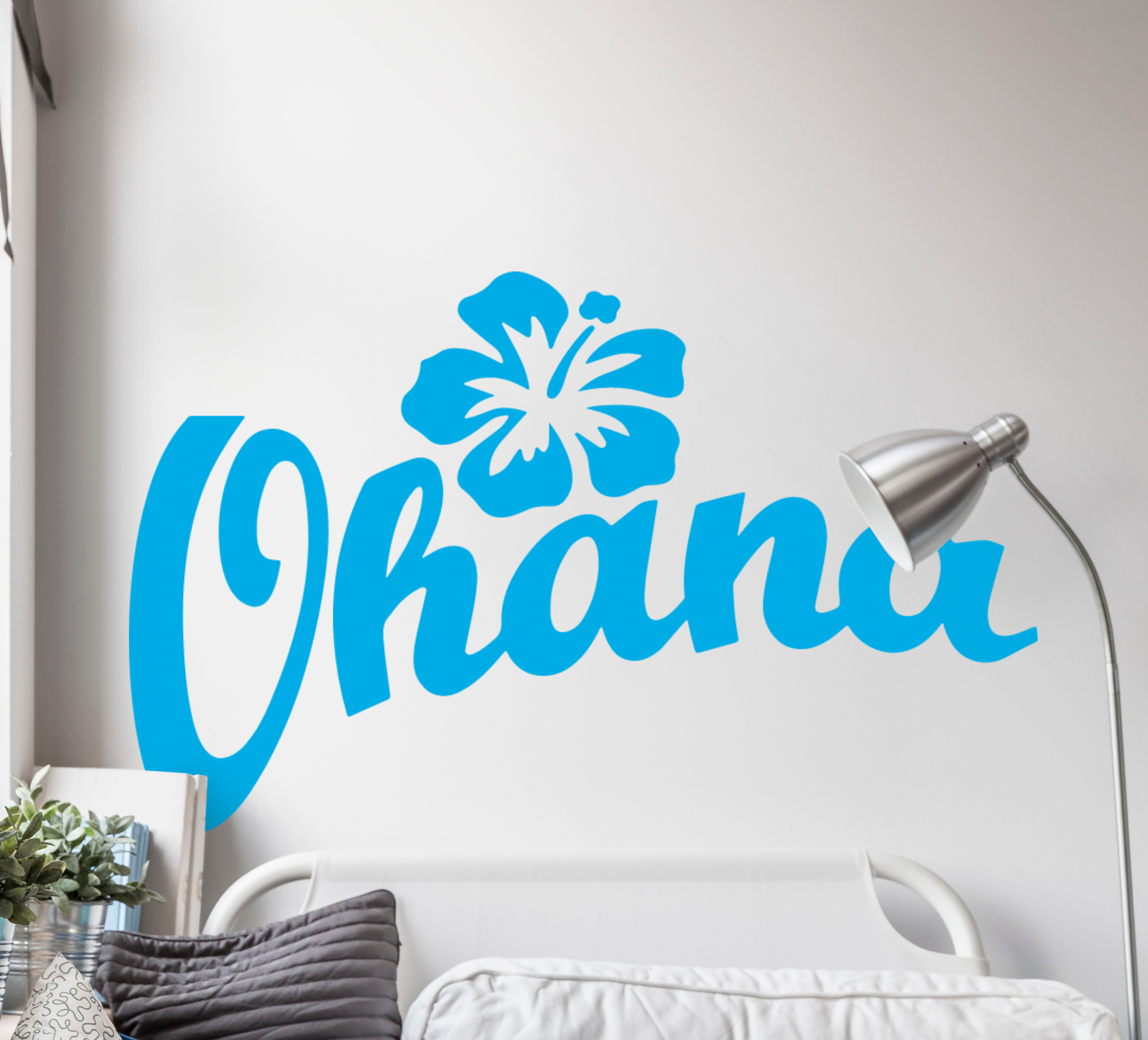 Tenstickers Tekst stickers Bloem ohana