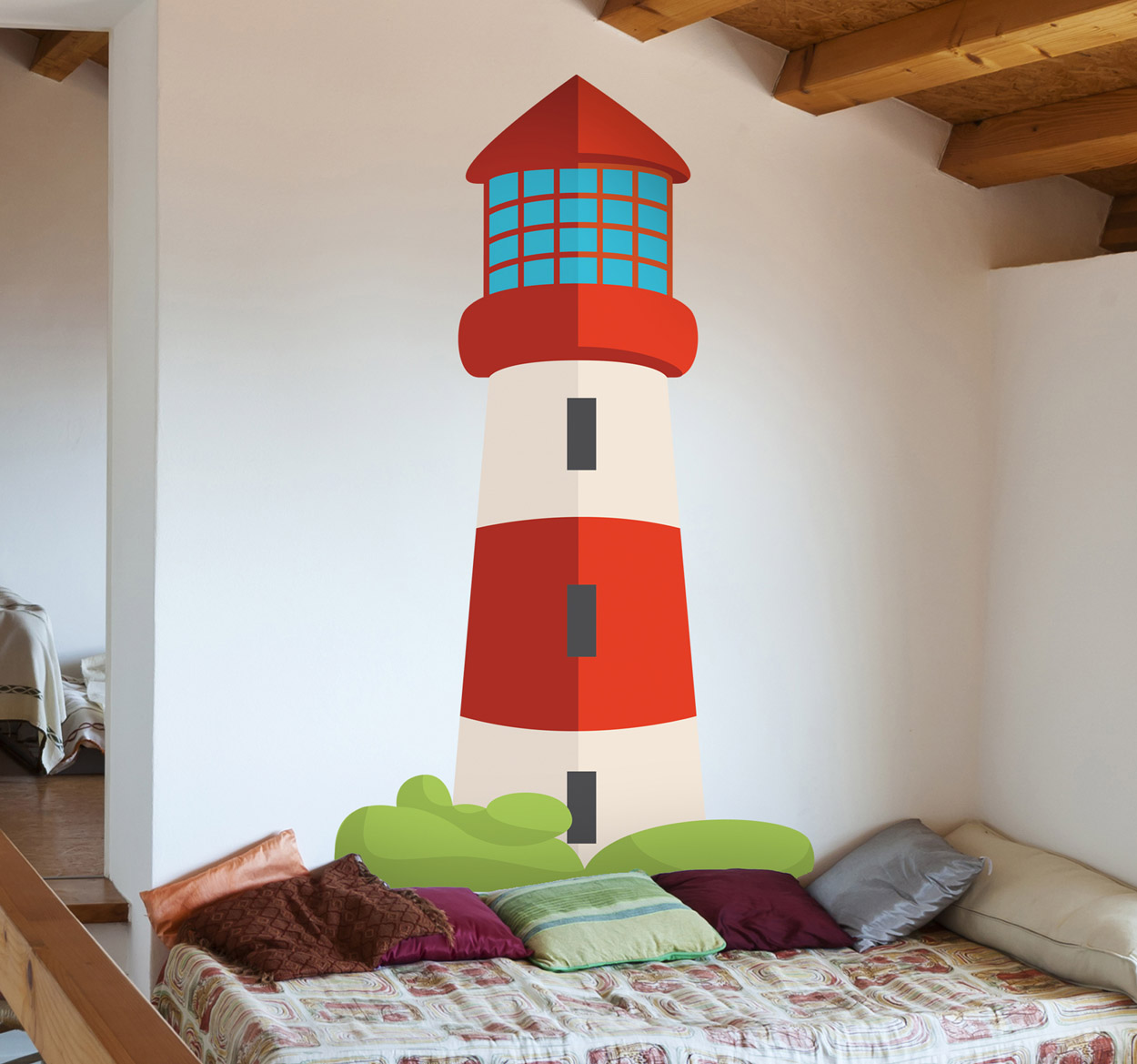 Tenstickers Sticker kinderkamer vuurtoren