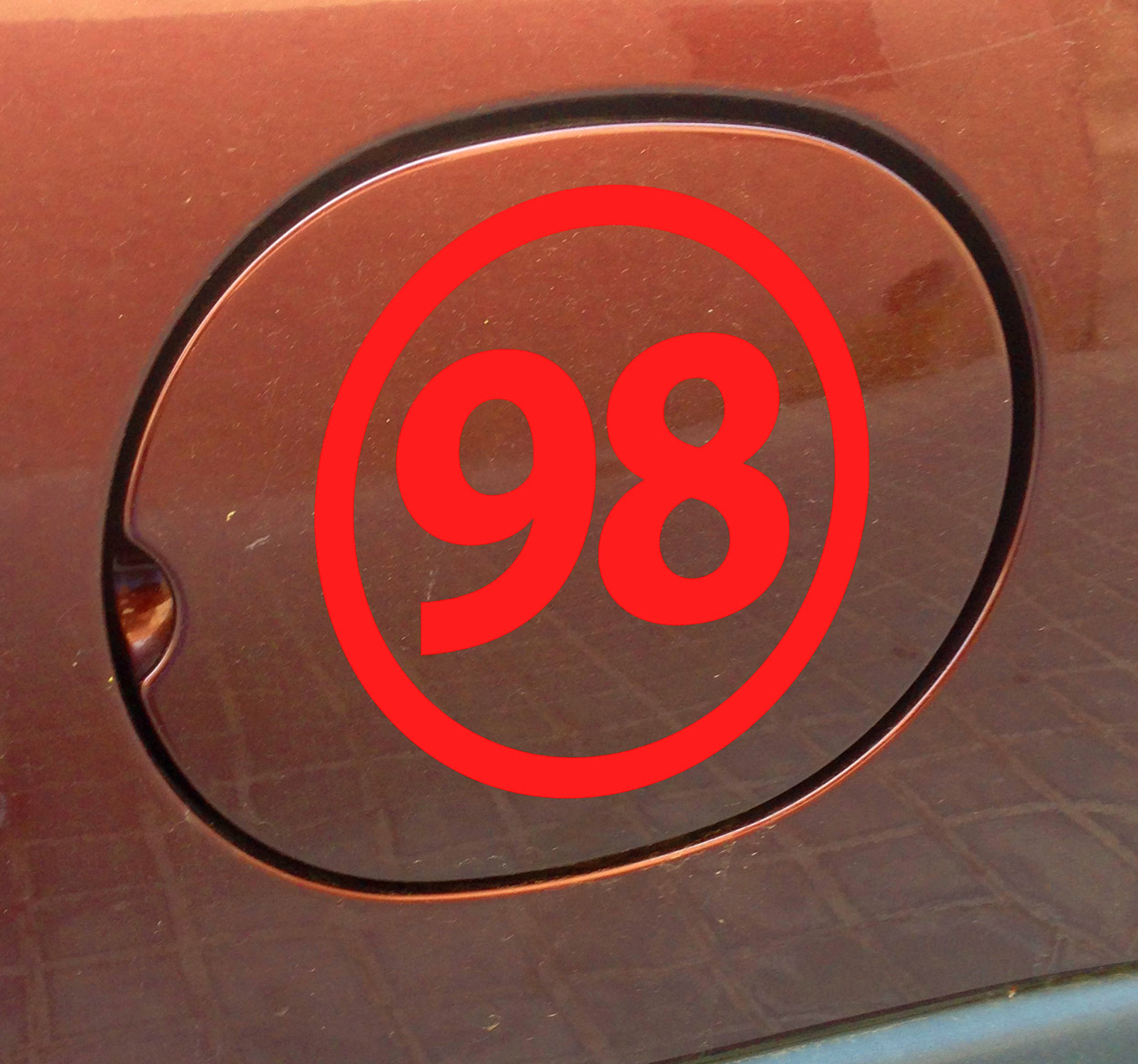 Decoratie stickers auto euro 98
