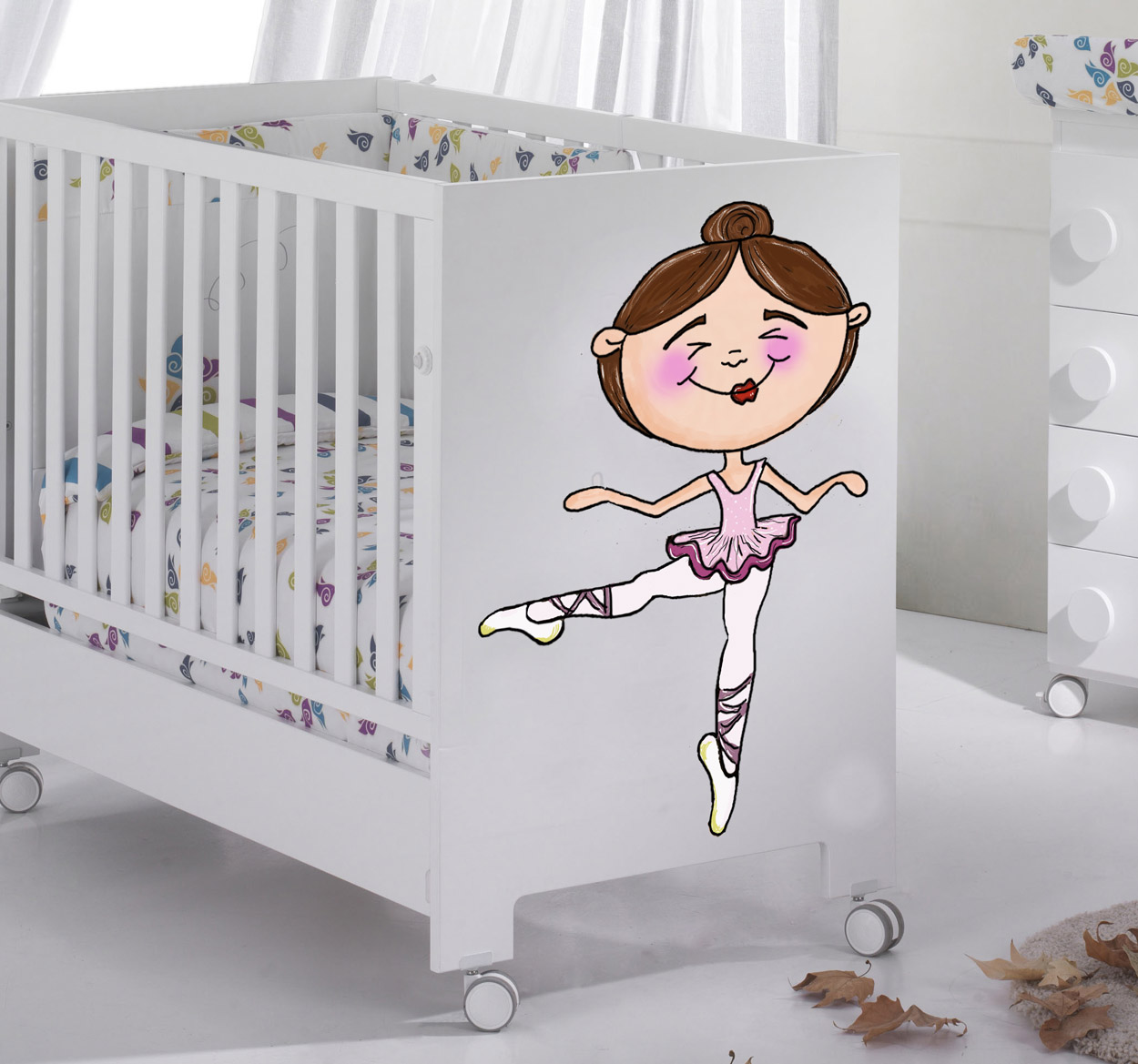 Tenstickers Dans ballerina sticker