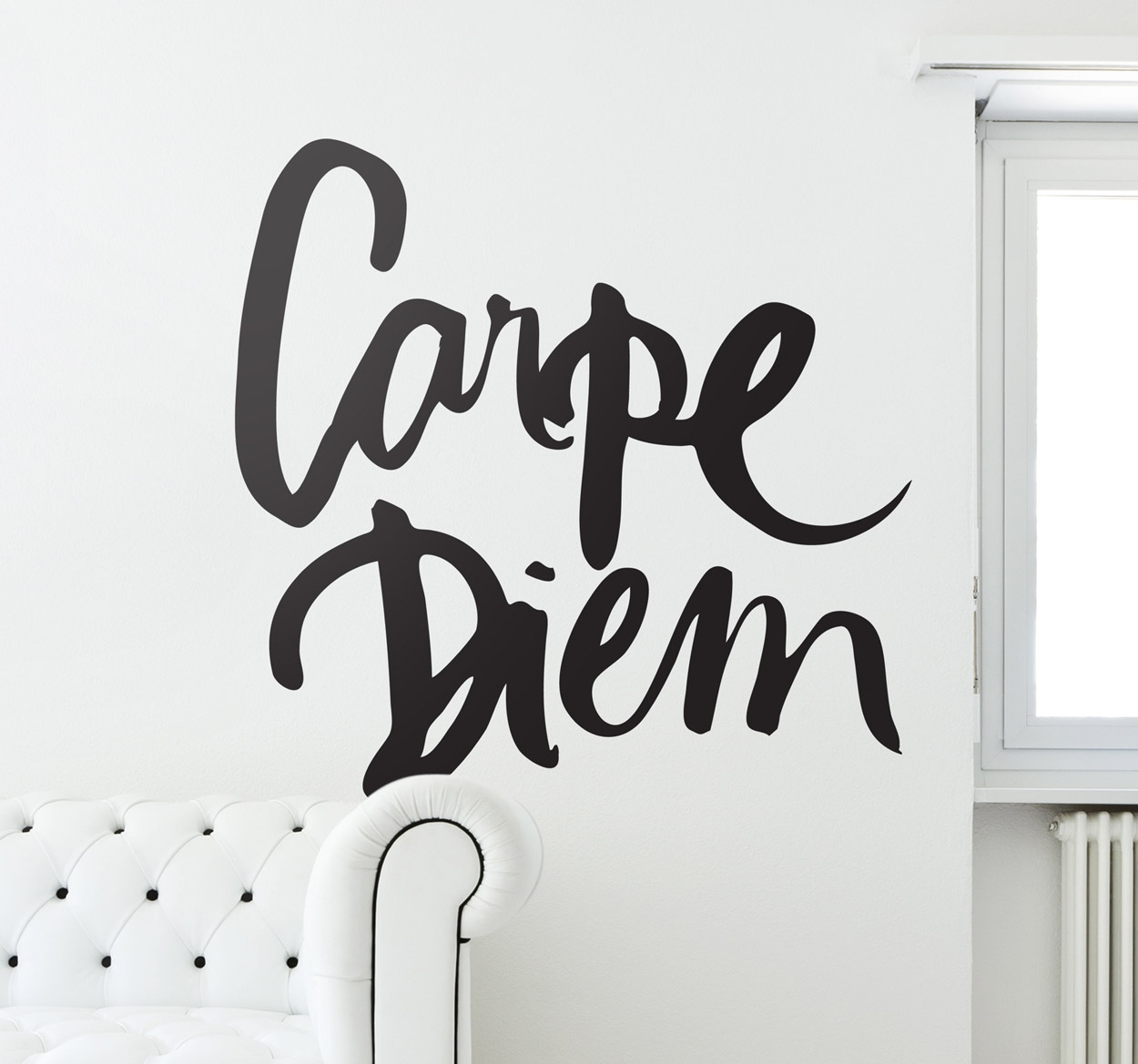 Muursticker Tekst Carpe Diem