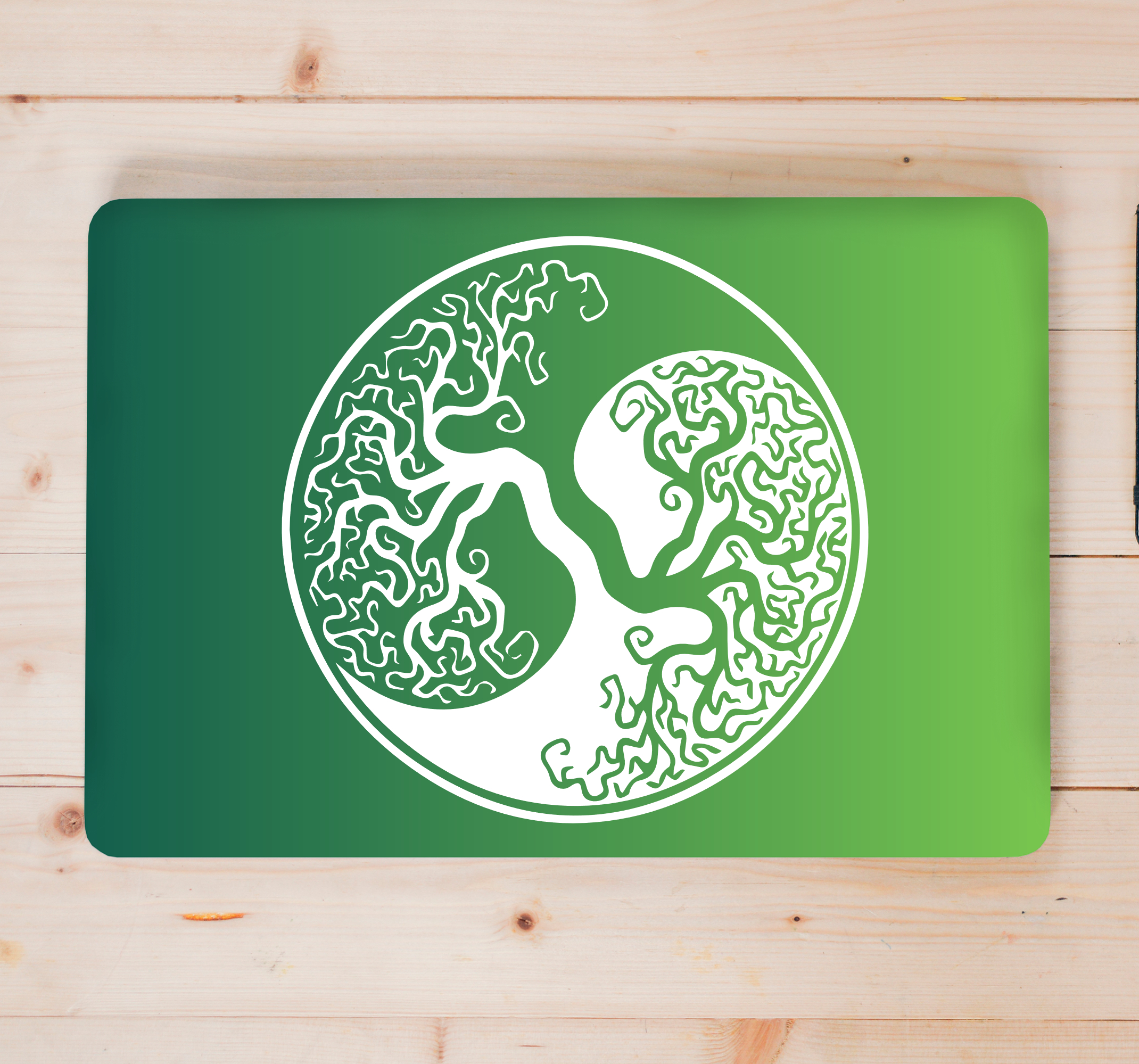 Adesivo pc Albero della vita yin yang originale