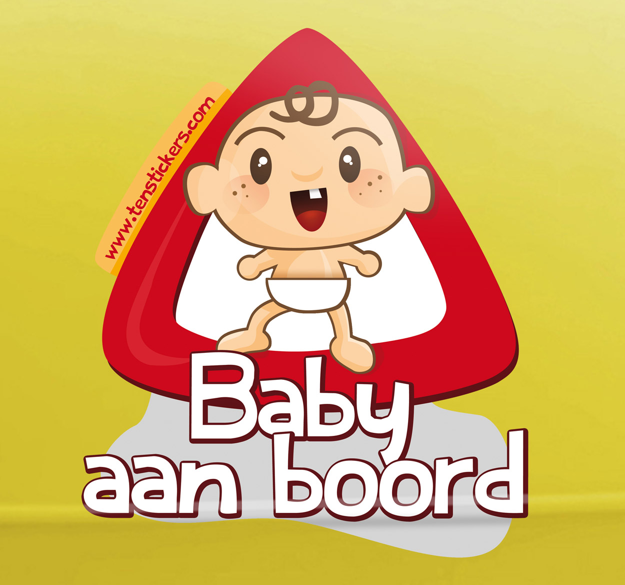 Sticker baby aan boord