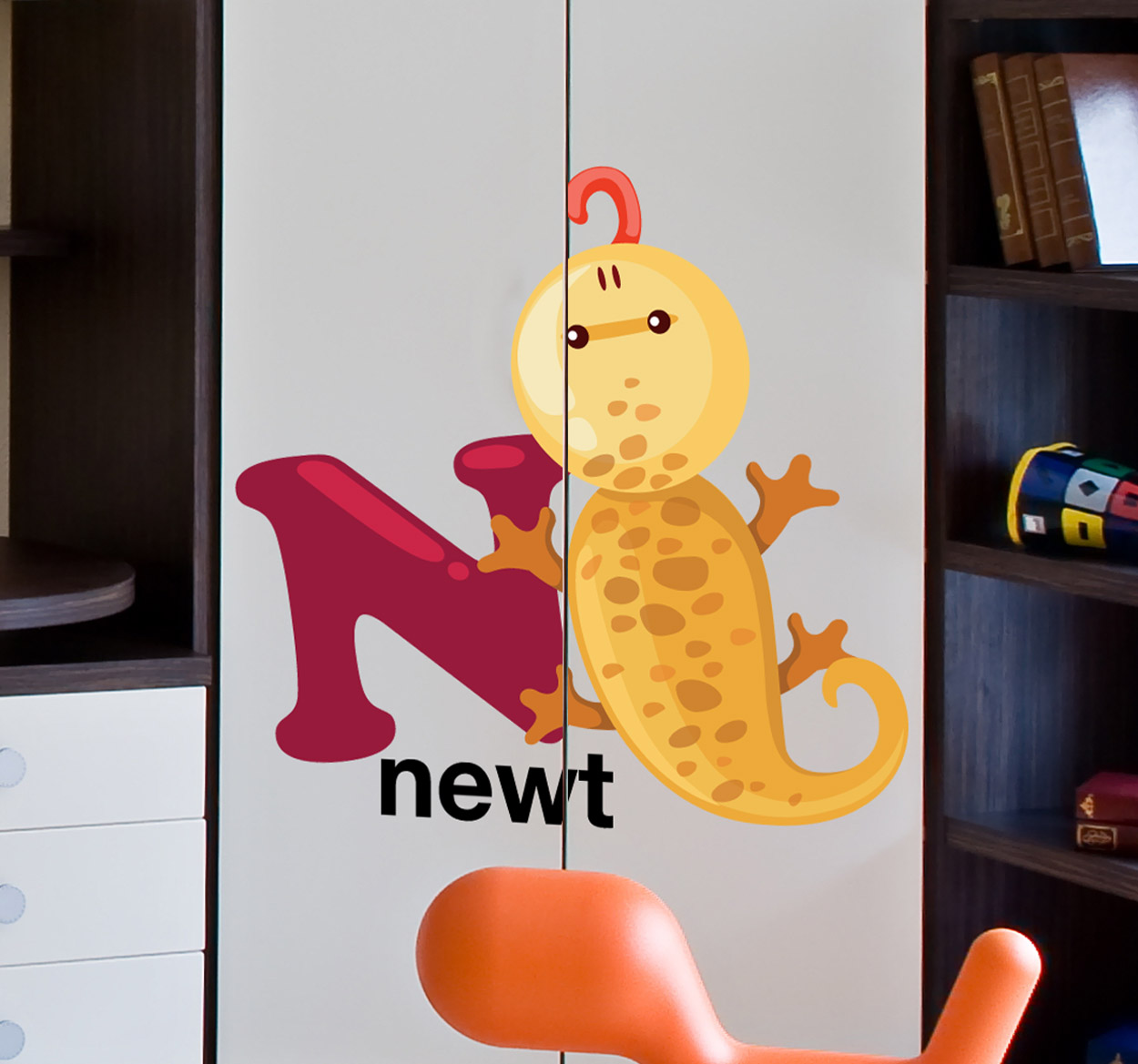 Sticker letter N