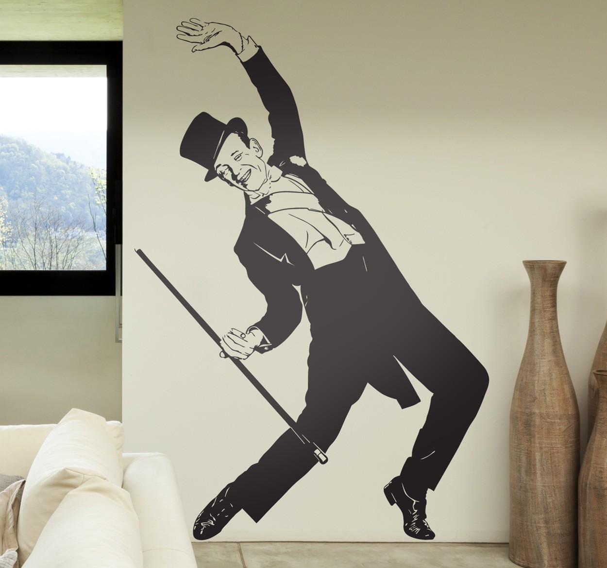 Fred Astaire muursticker
