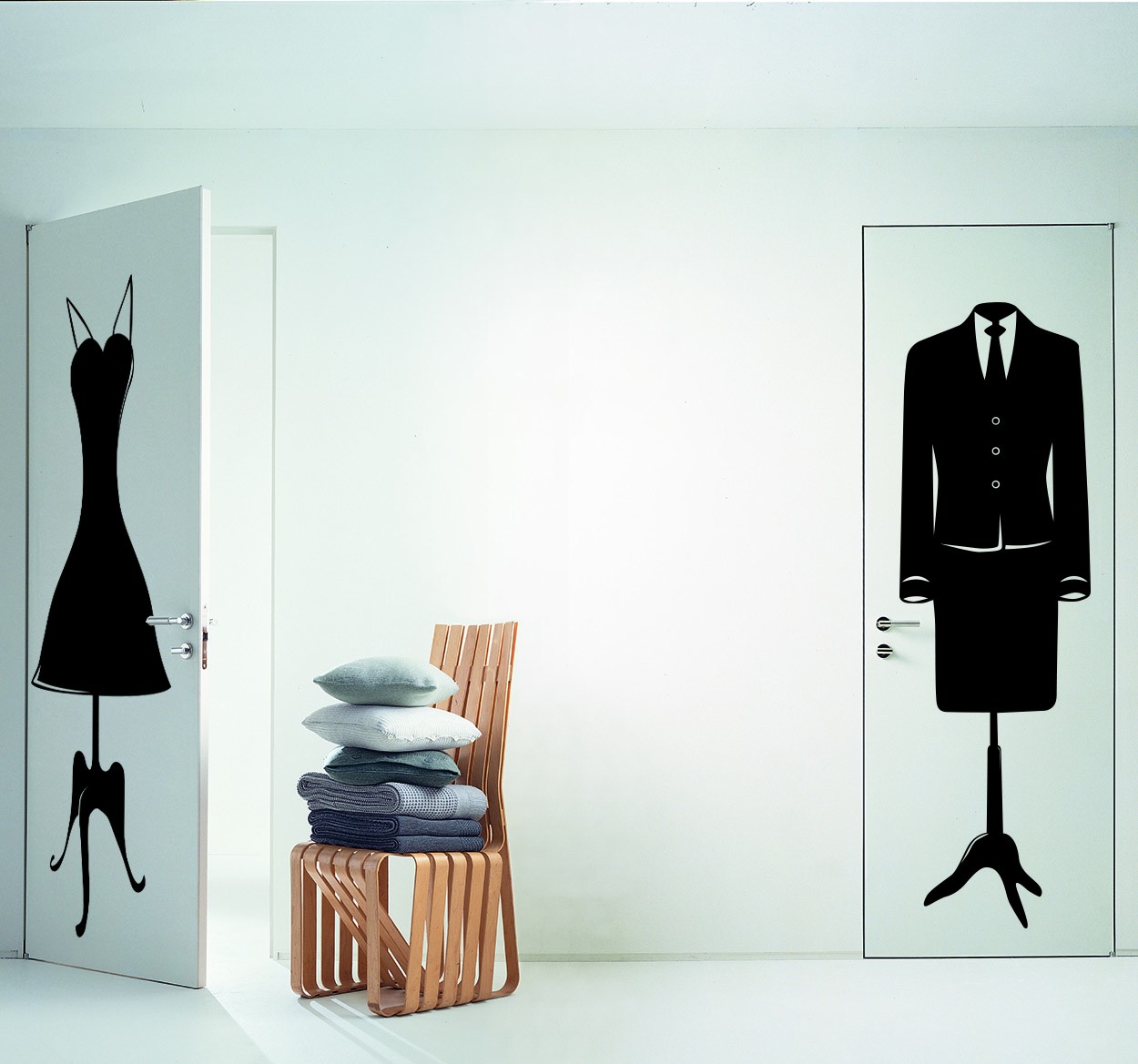 Sticker decorativo Manichino Donna in Tailleur