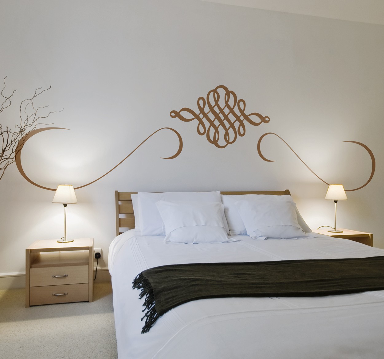 Tenstickers Bed hoofdeinde sticker Oosters
