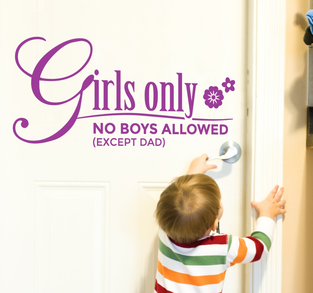 Wall sticker decorativo solo ragazze