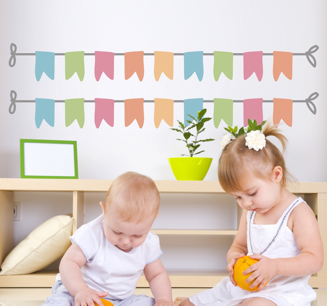 Tenstickers Sticker Wanddecoratie Babykamer