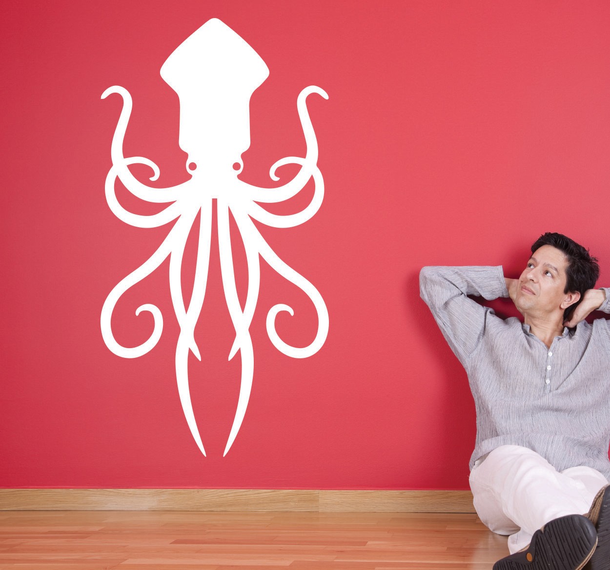 Tenstickers Octopus Muursticker