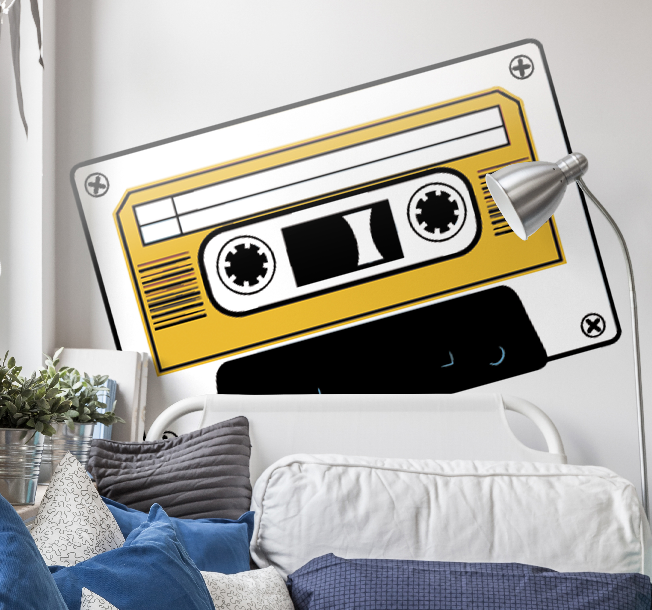 Tenstickers Decoratiesticker Cassettebandje