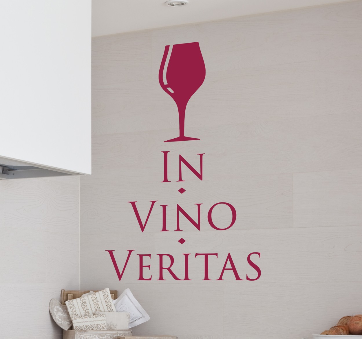 Adesivo murale In Vino Veritas
