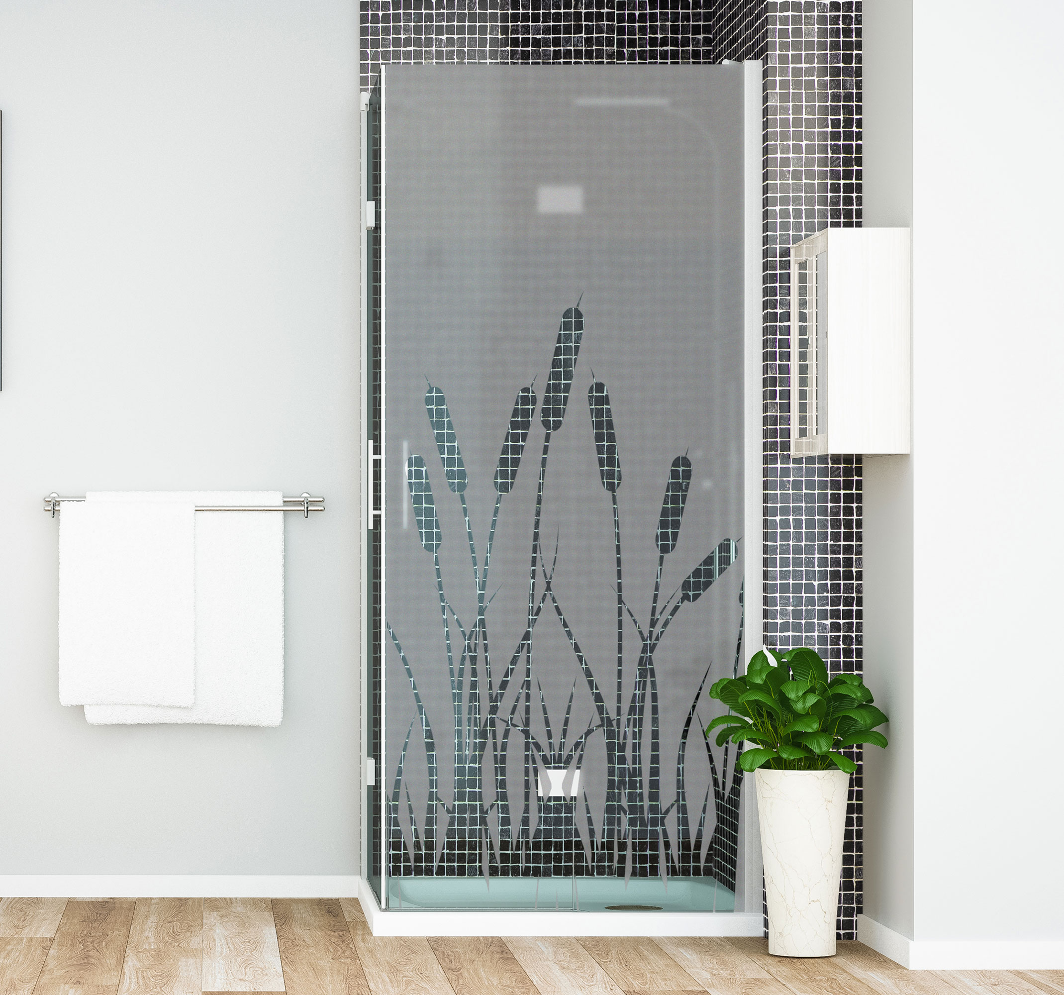 Suiker riet douche Planten stickers
