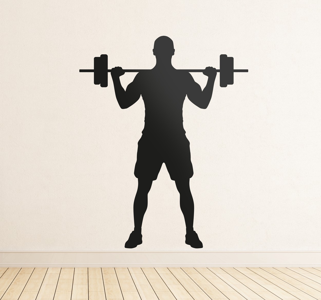 Tenstickers Muursticker Gewichtheffen Fitness
