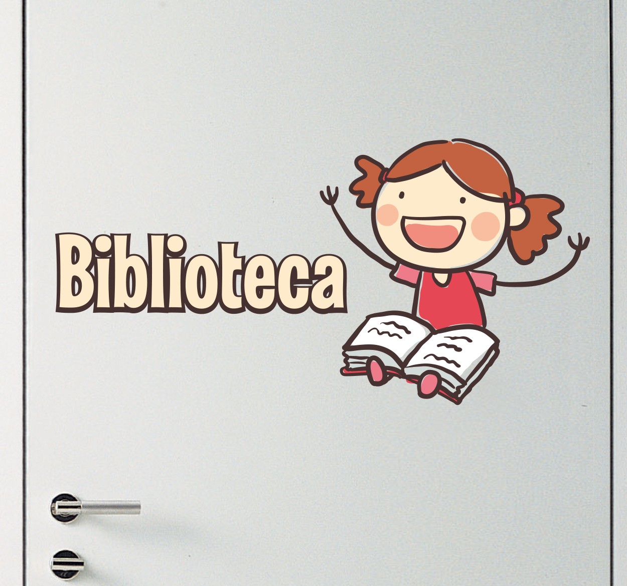 Adesivo biblioteca per scuole