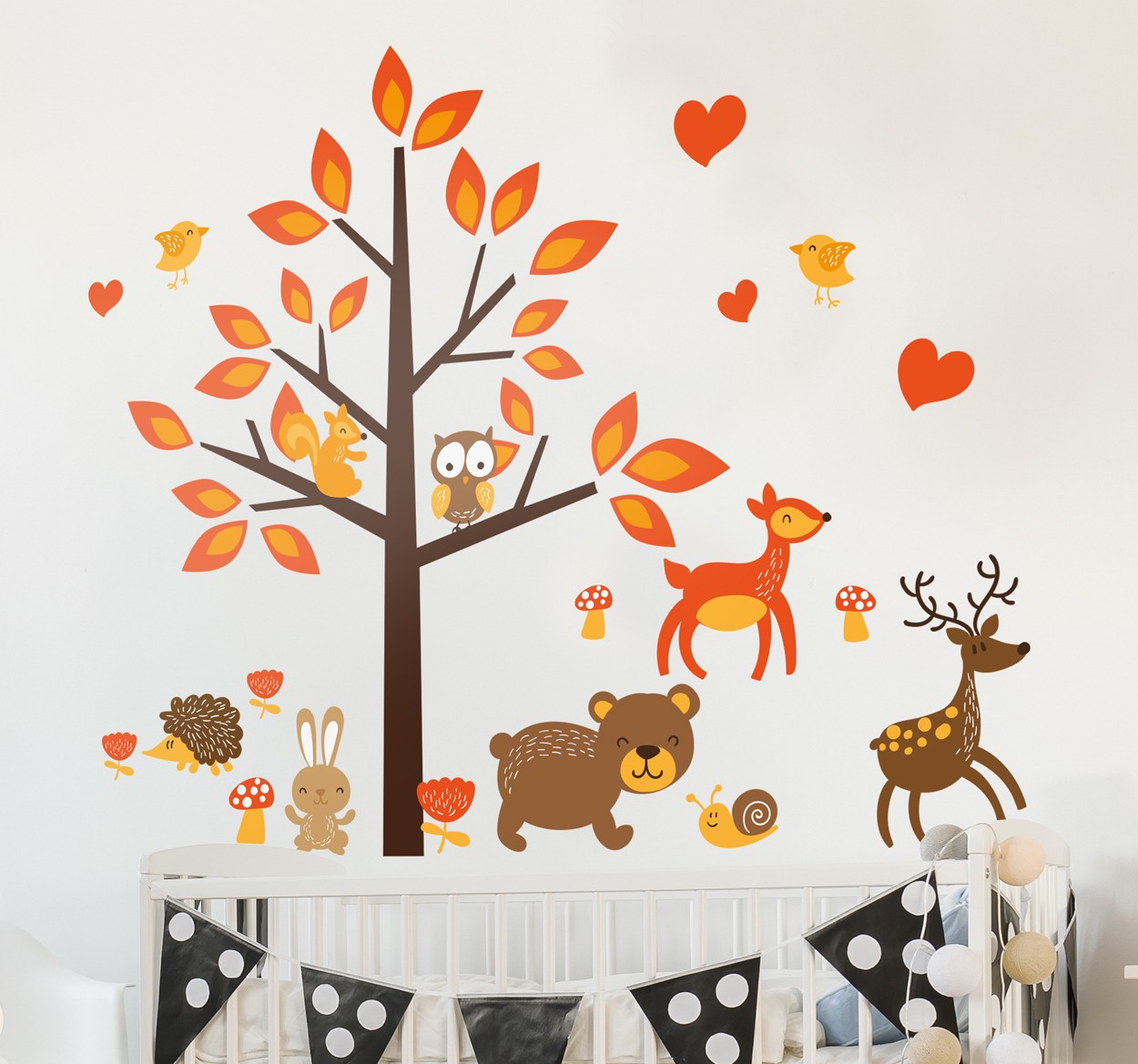 Tenstickers Dieren Bos Muursticker