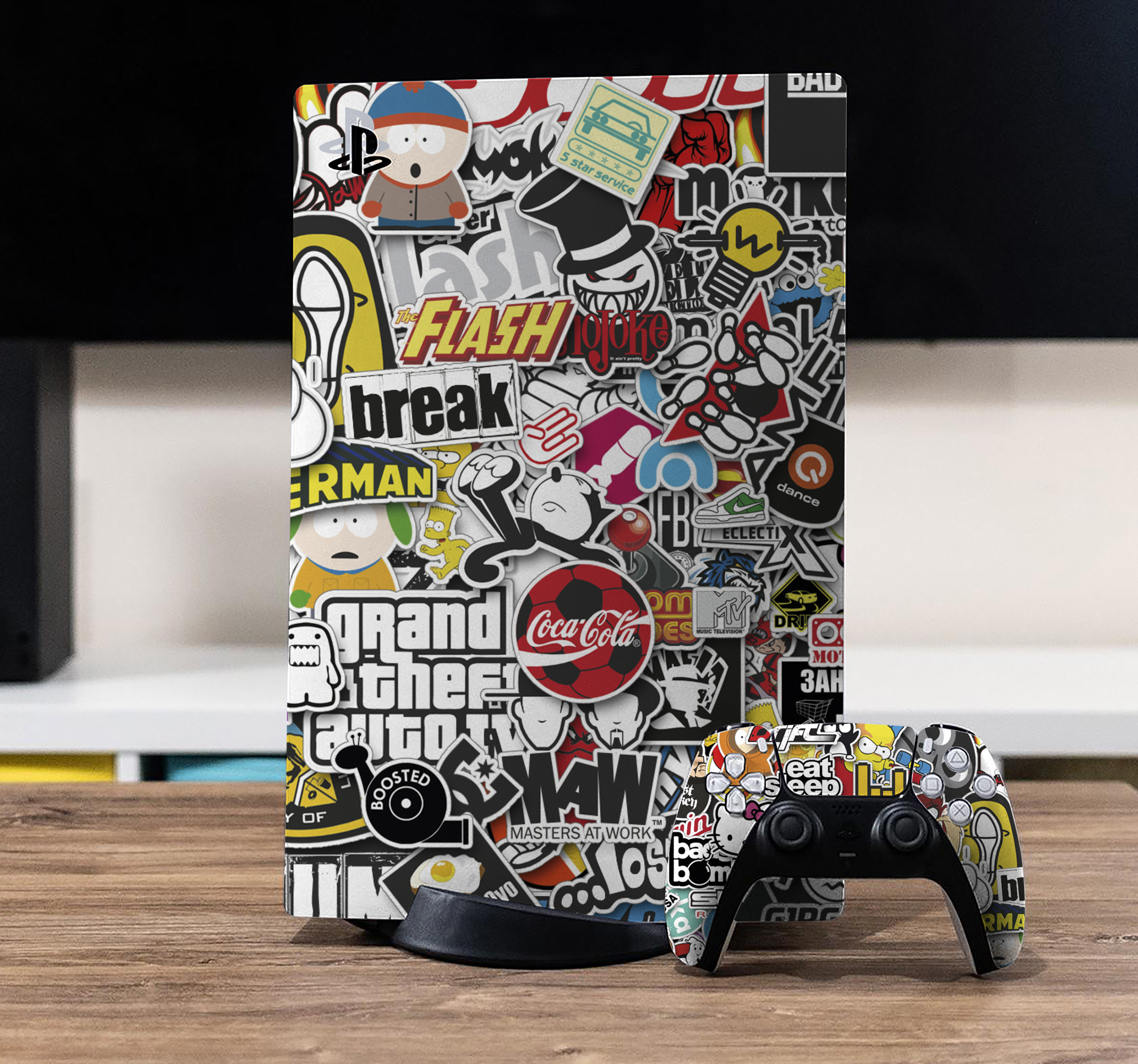 Adesivo Ps5 set di motivi