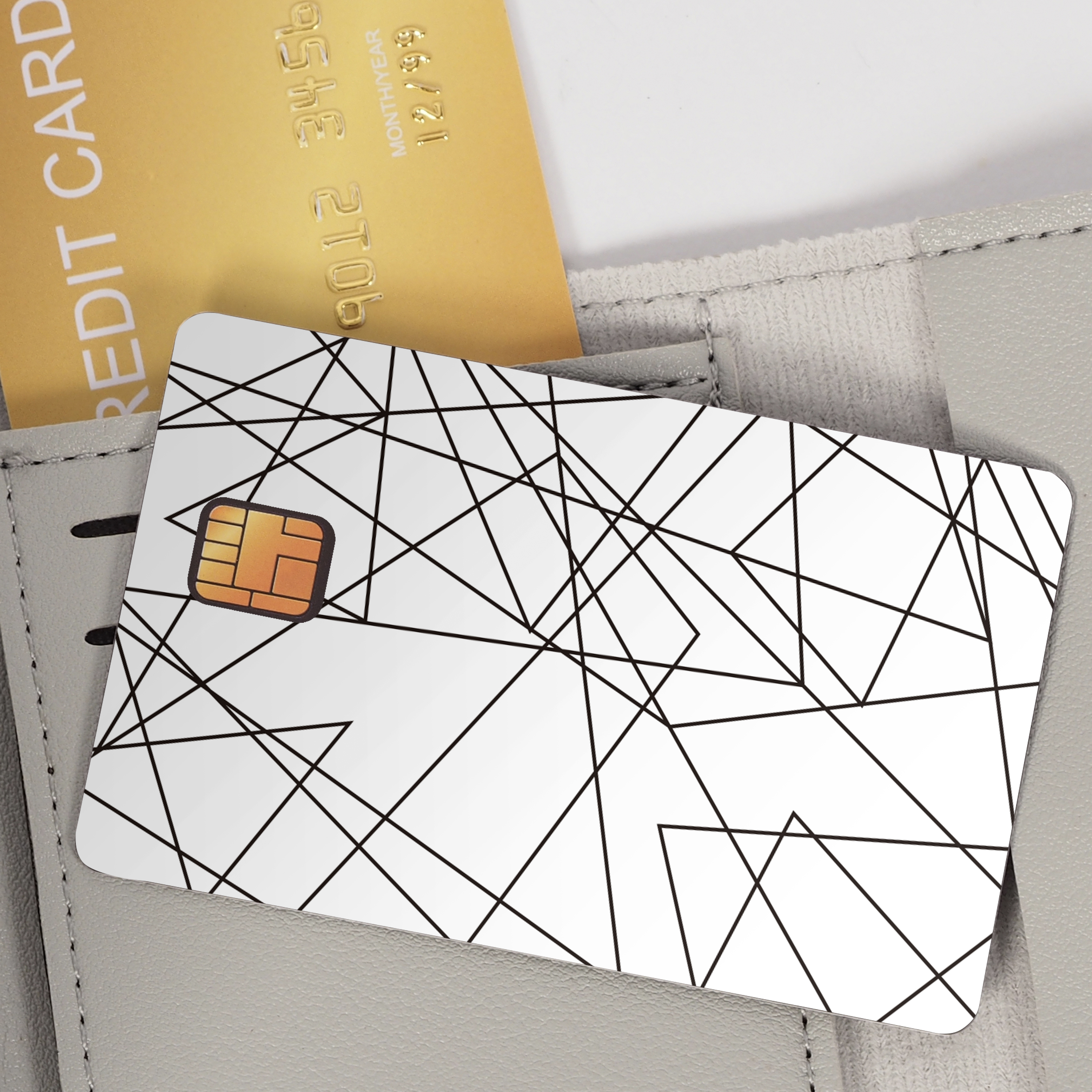 Adesivo carta di credito stripes