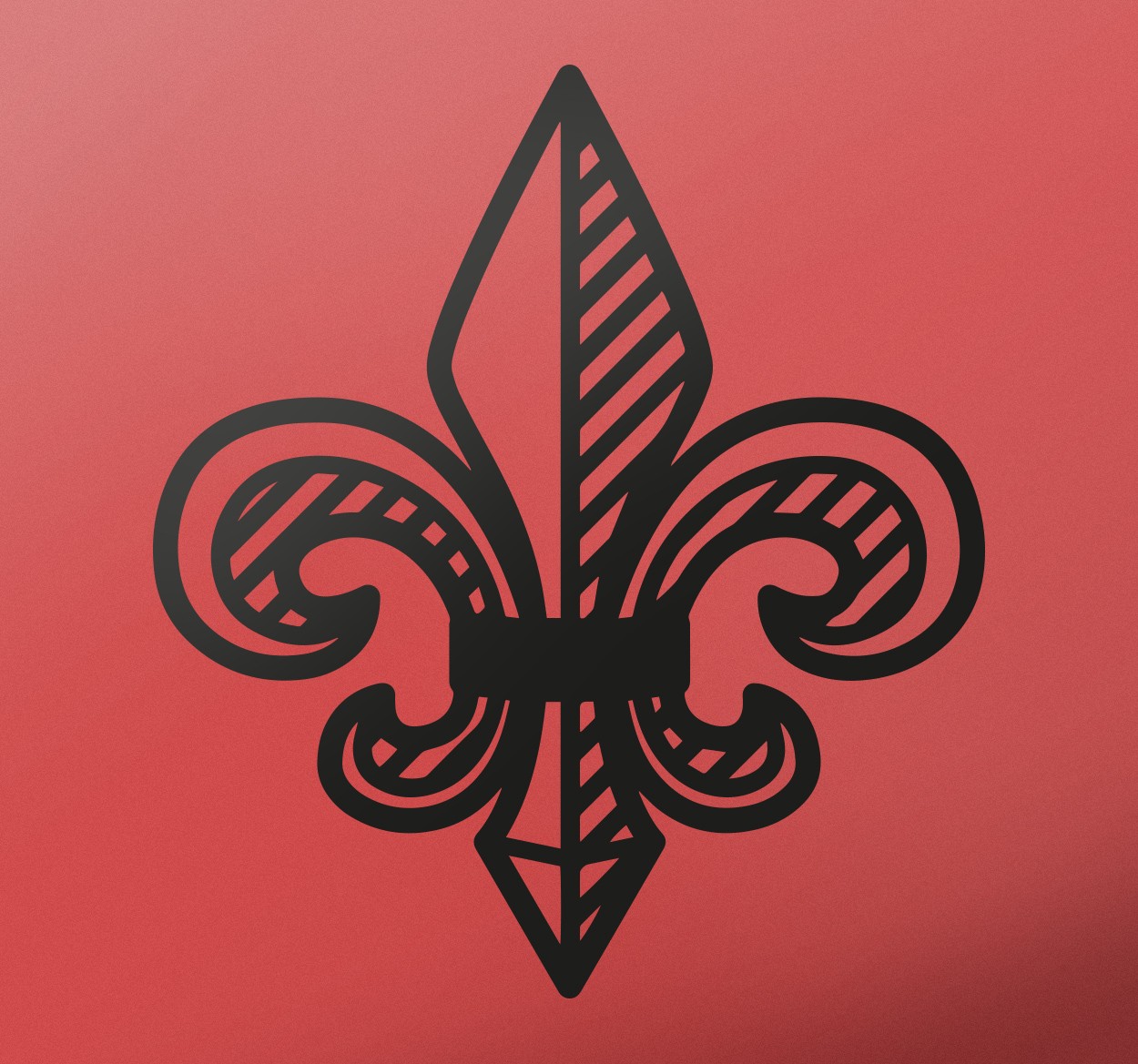 Tenstickers Muursticker Fleur de lis