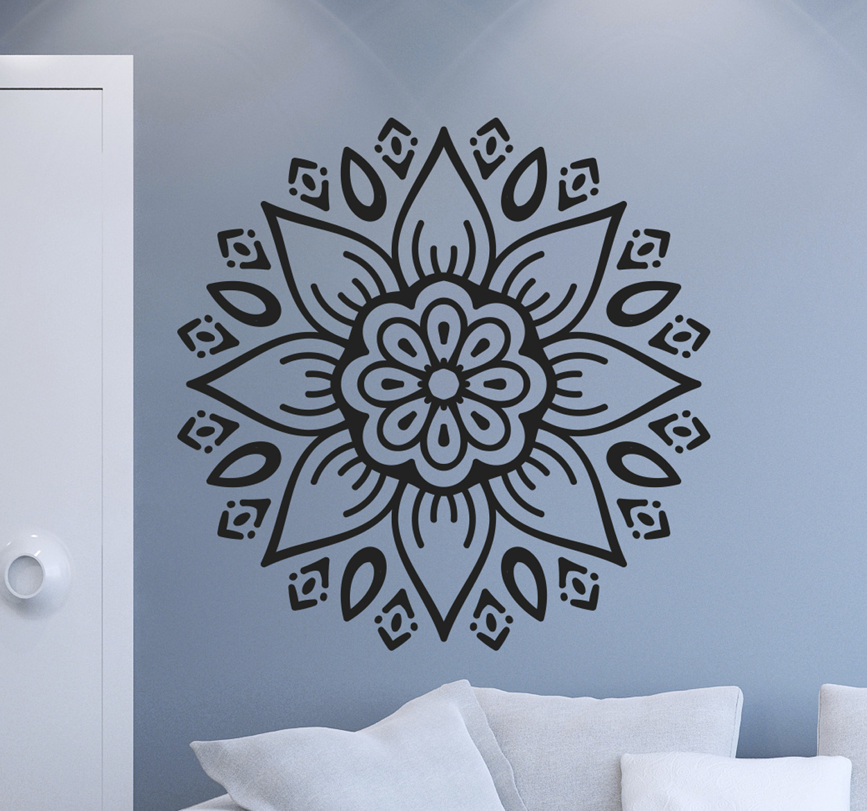 Tenstickers Muursticker Decoratieve Bloem
